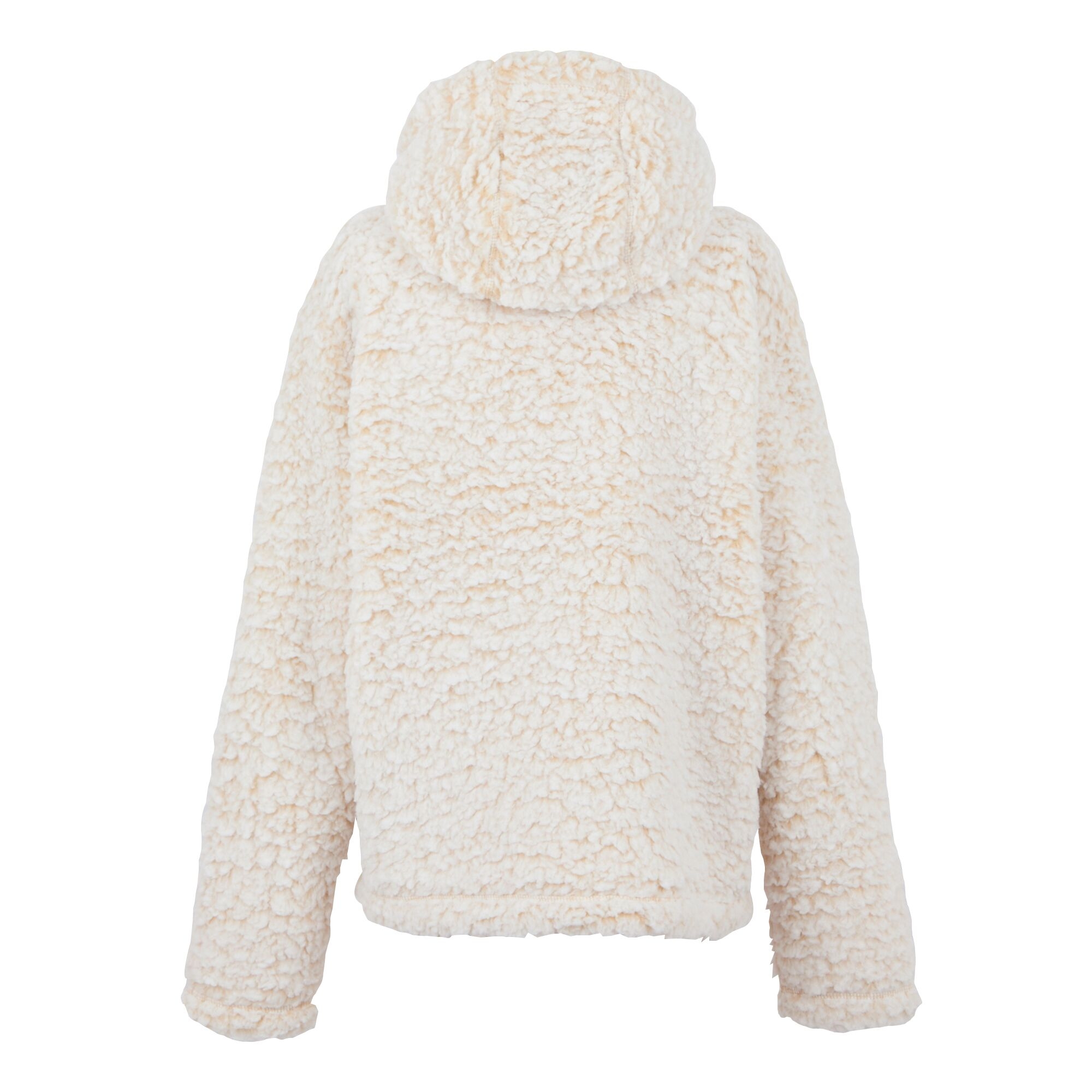 Women's Zelpha Fluffy Hooded Fleece | Light Vanilla