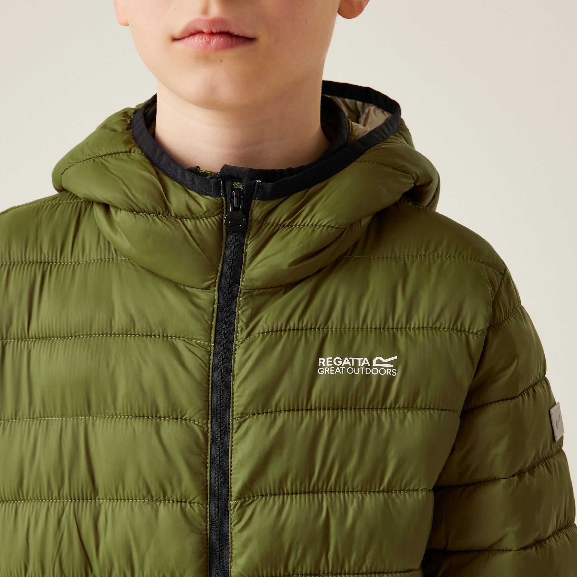 Kids' Hooded Marizion Padded Jacket | Nephrite Green Abbey Stone