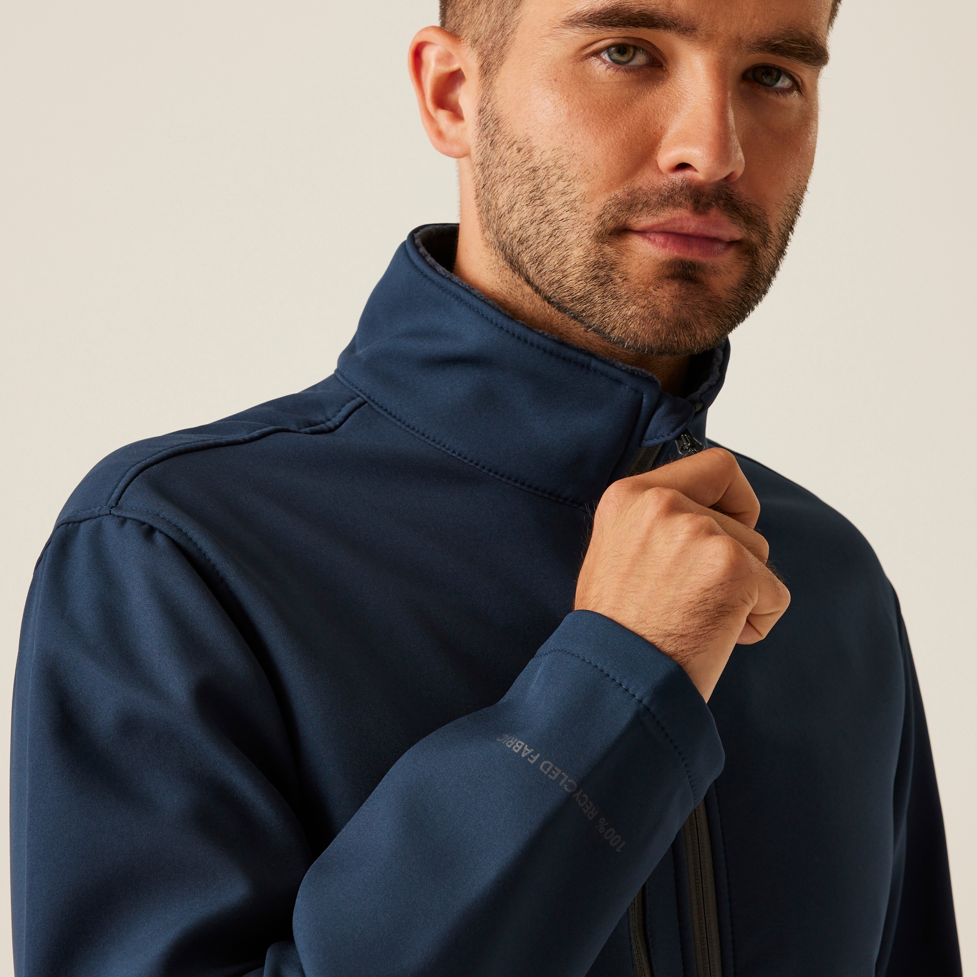 Men's Honestly Made Recycled Softshell Jacket | Navy