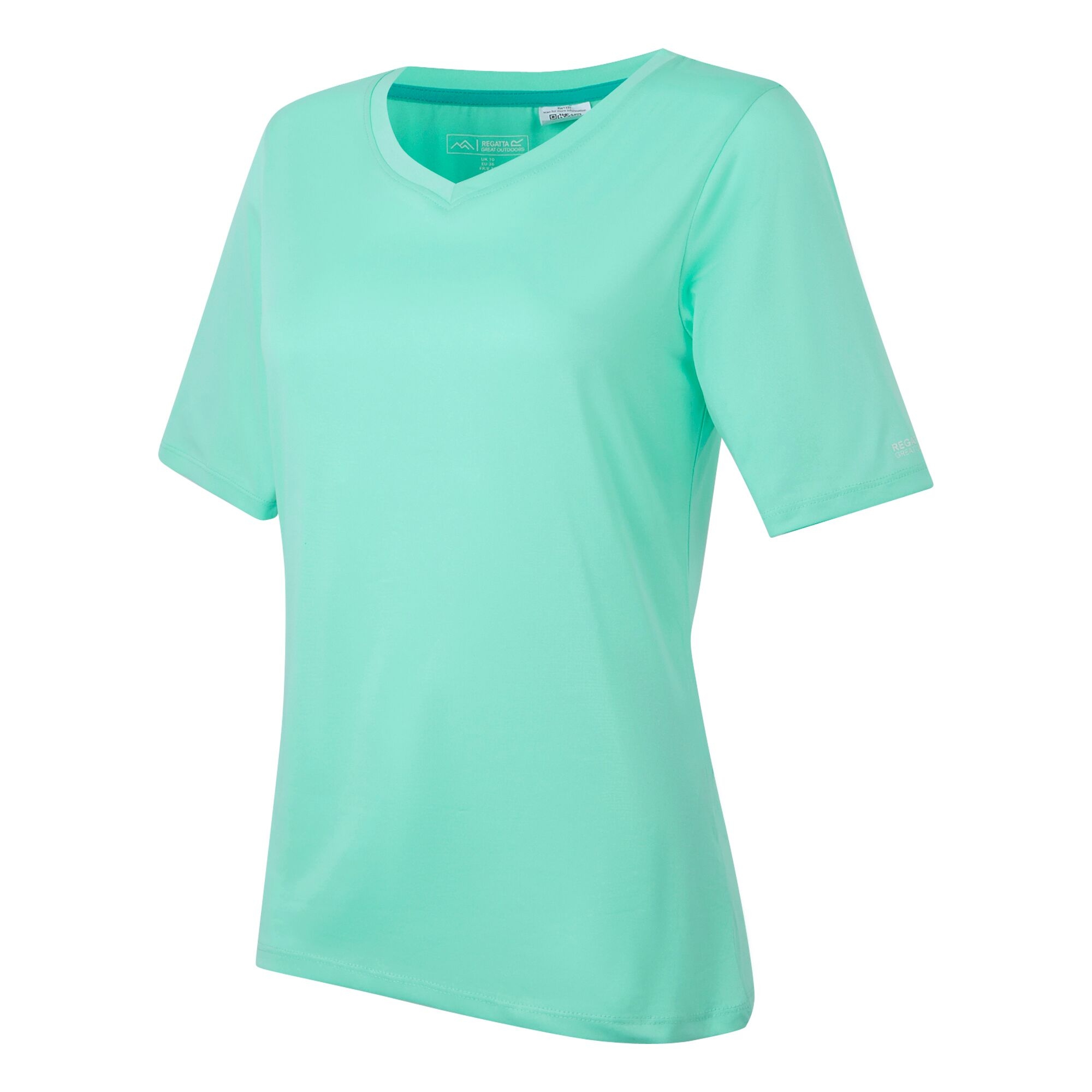Women's Fingal II V-Neck T-Shirt | Aruba Blue
