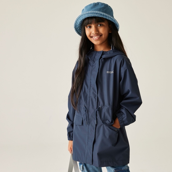 Kids' Ballina Waterpoof Jacket | Navy Navy White Stripe