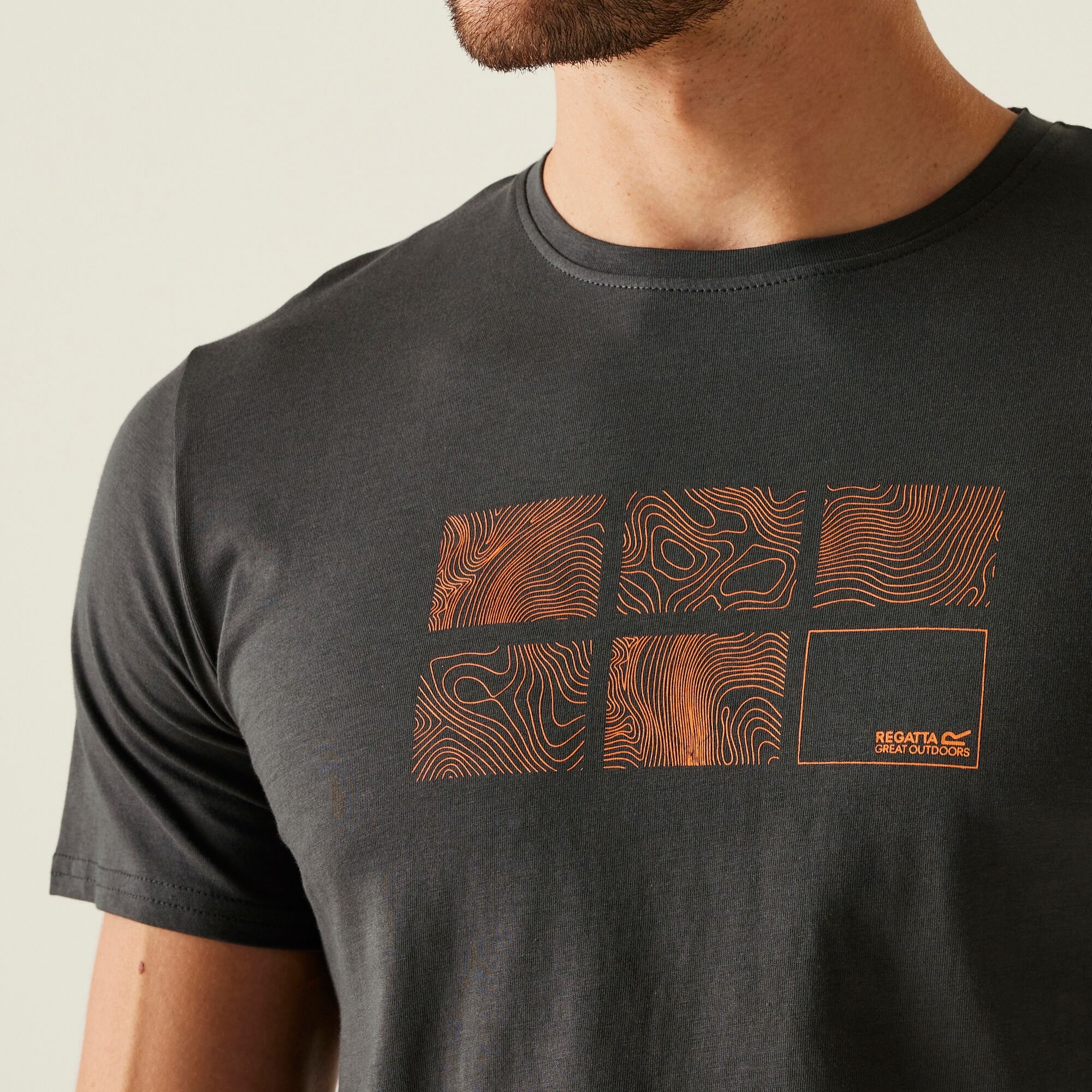 Men's Breezed V T-Shirt | Ash