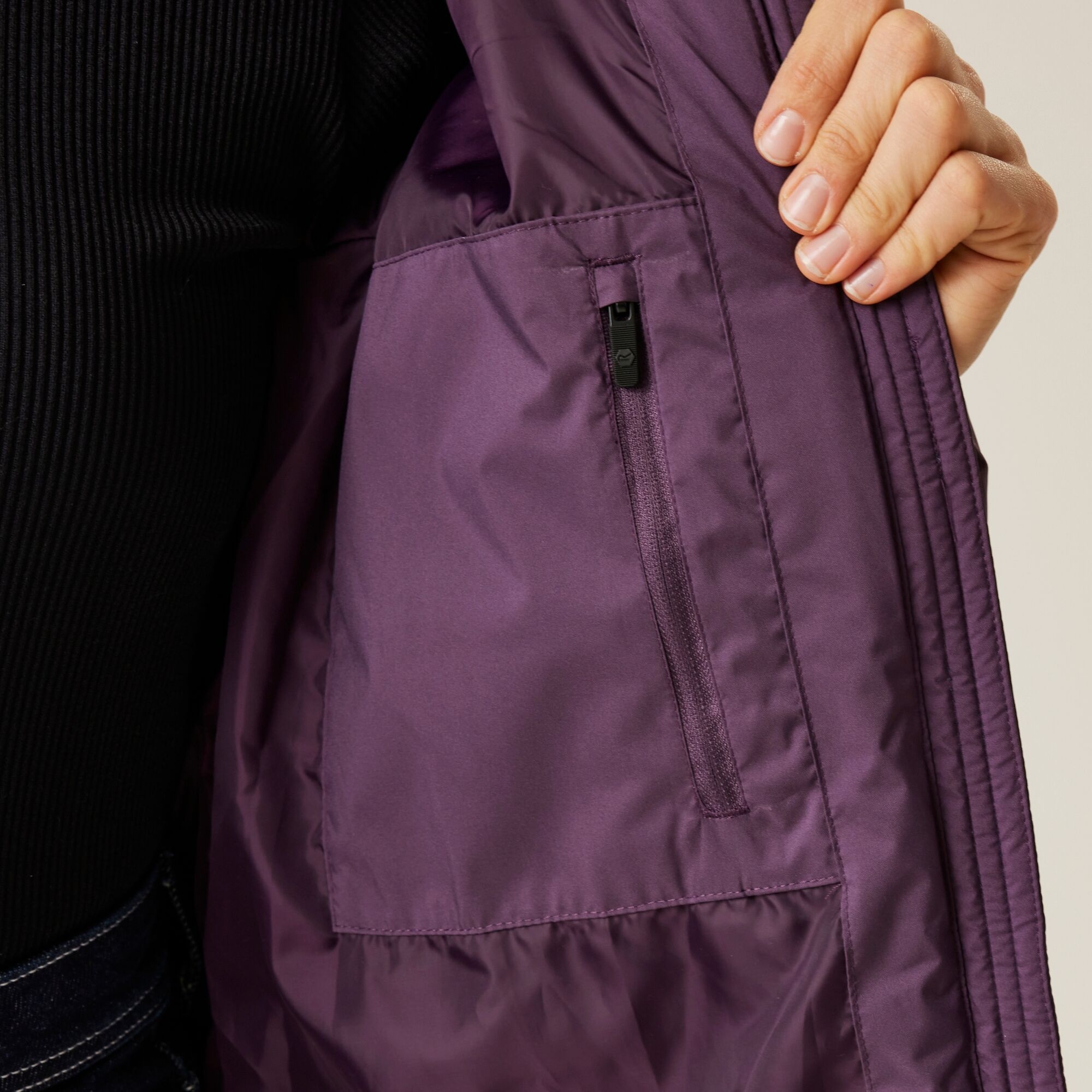Women's Elender Quilted Jacket | Deep Plum