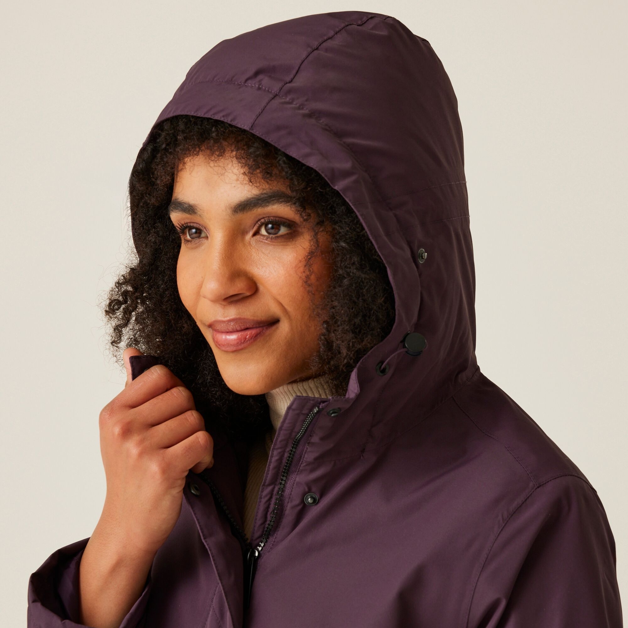Women's Sabinka II Fur Trim Parka Jacket | Deep Plum