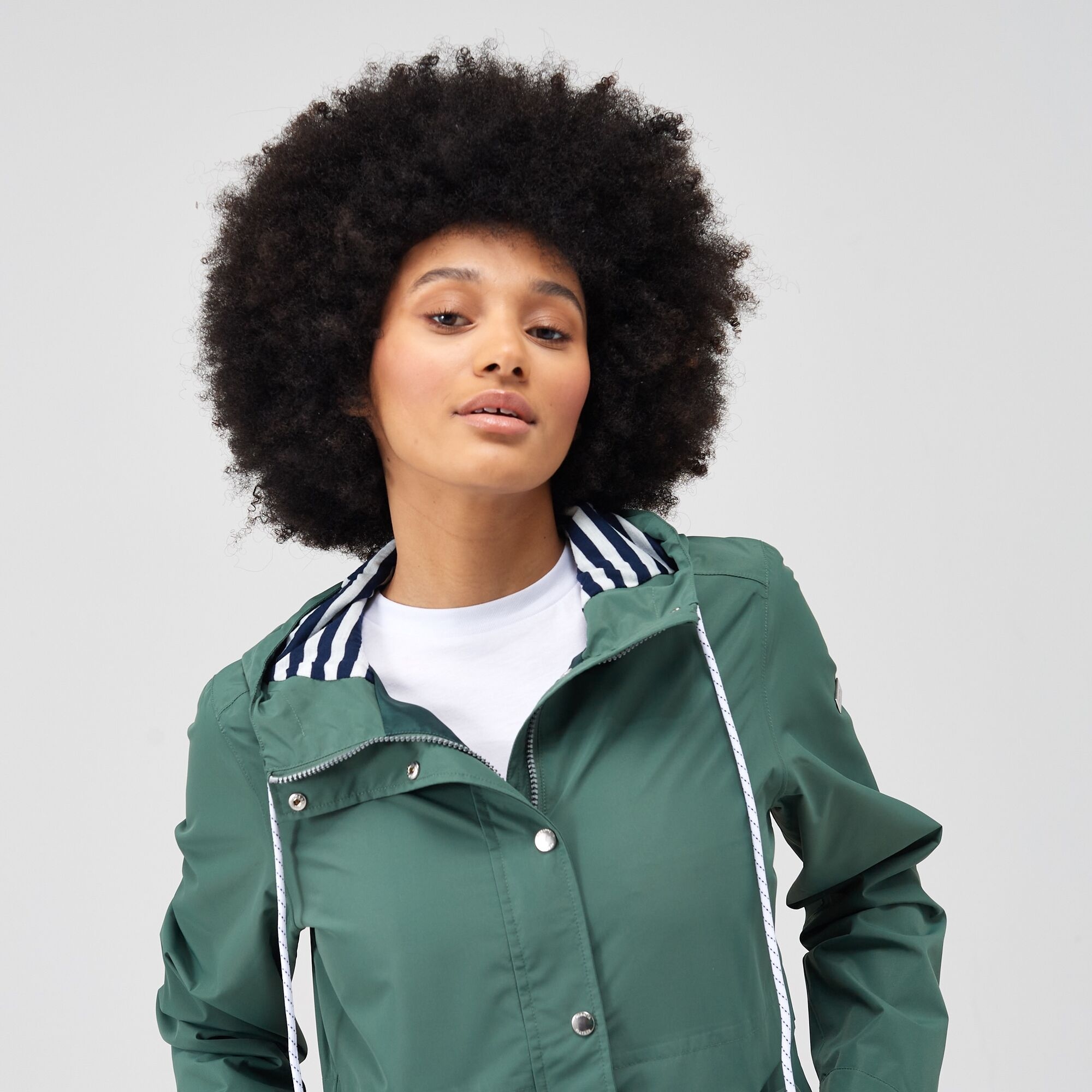 Women's Bayla Waterproof Rain Jacket | Dark Forest Green