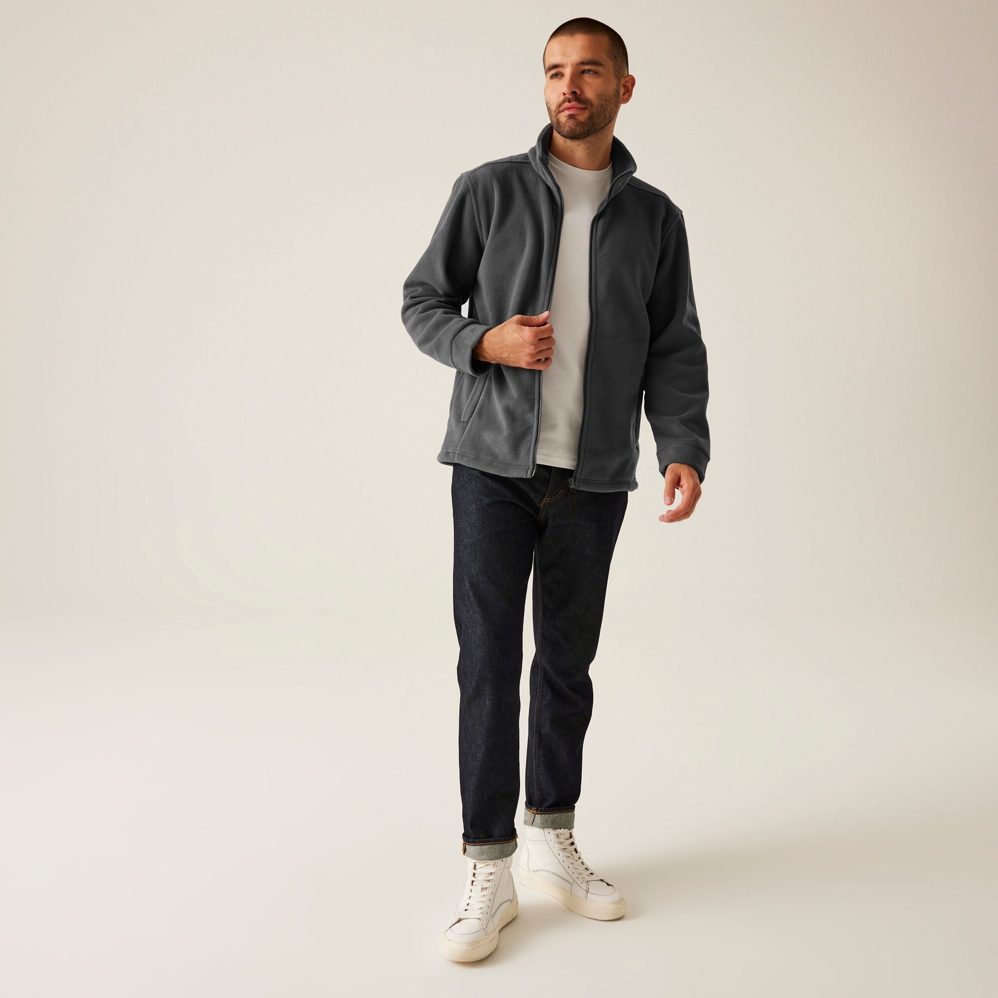Men's Thor 300 Full Zip Fleece | Seal Grey