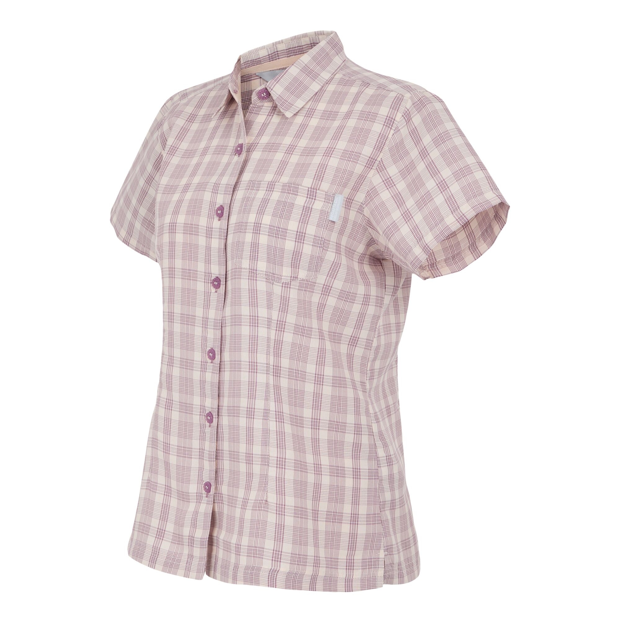 Women's Mindano VIII Short Sleeve Shirt | Lilas Check