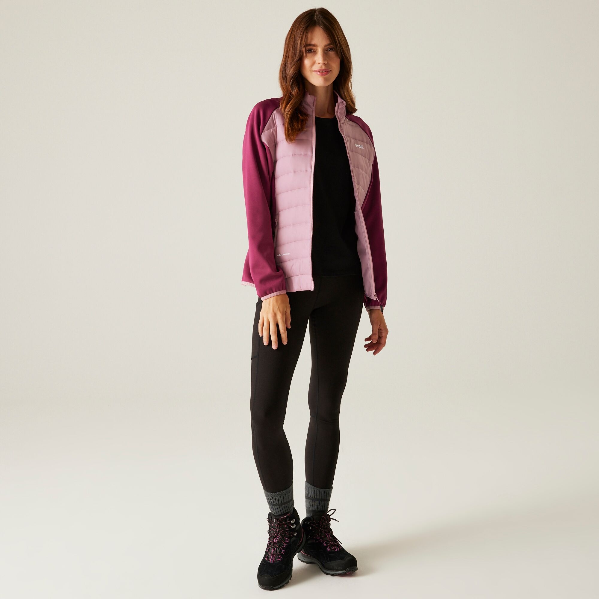 Women's Clumber V Hybrid Jacket | Lilas Beaujolais Pop