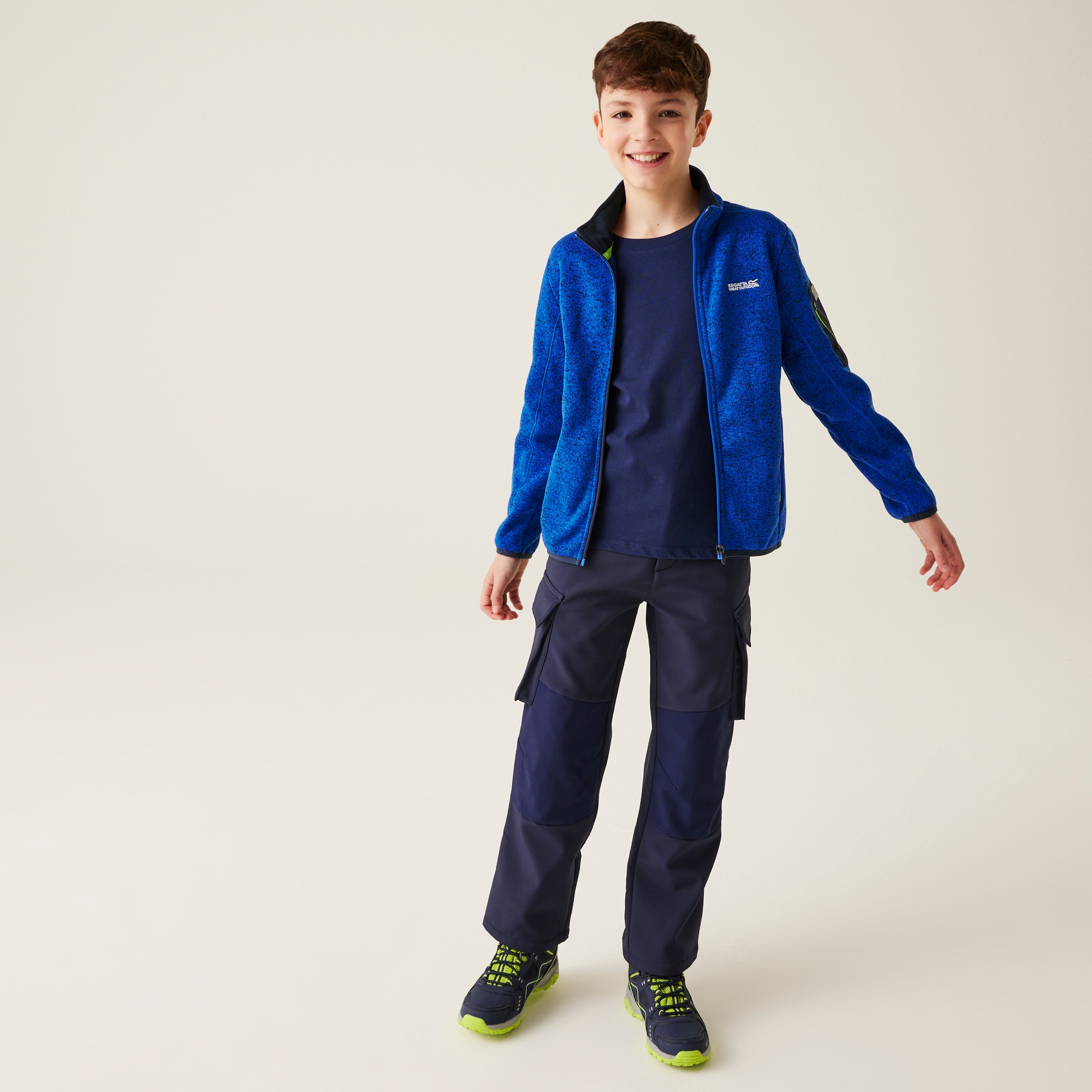 Kids' Newhill Full Zip Fleece | Olympian Blue Navy