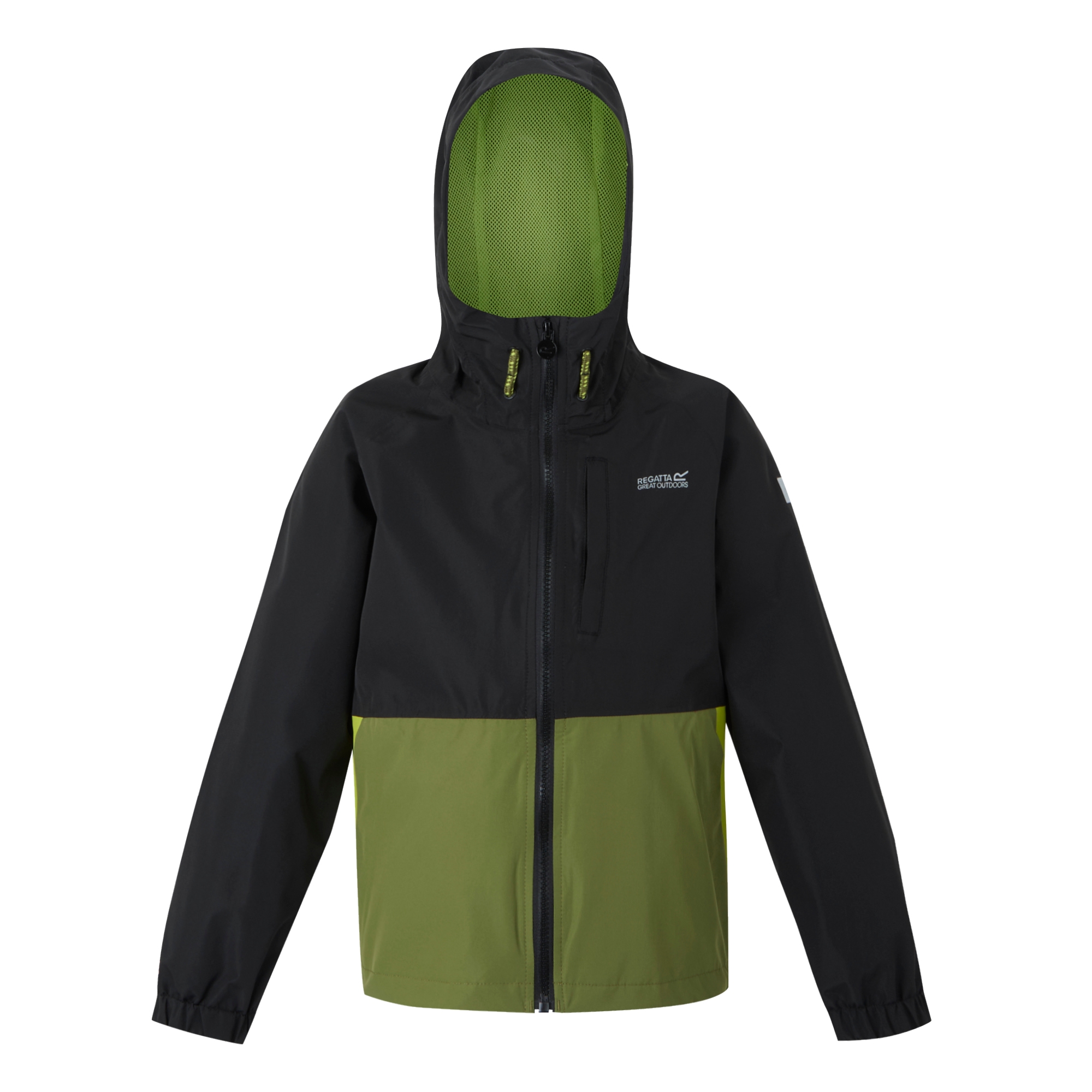 Kids' Hanleigh II Waterpoof Jacket | Black Nephrite Green Grenoble Green