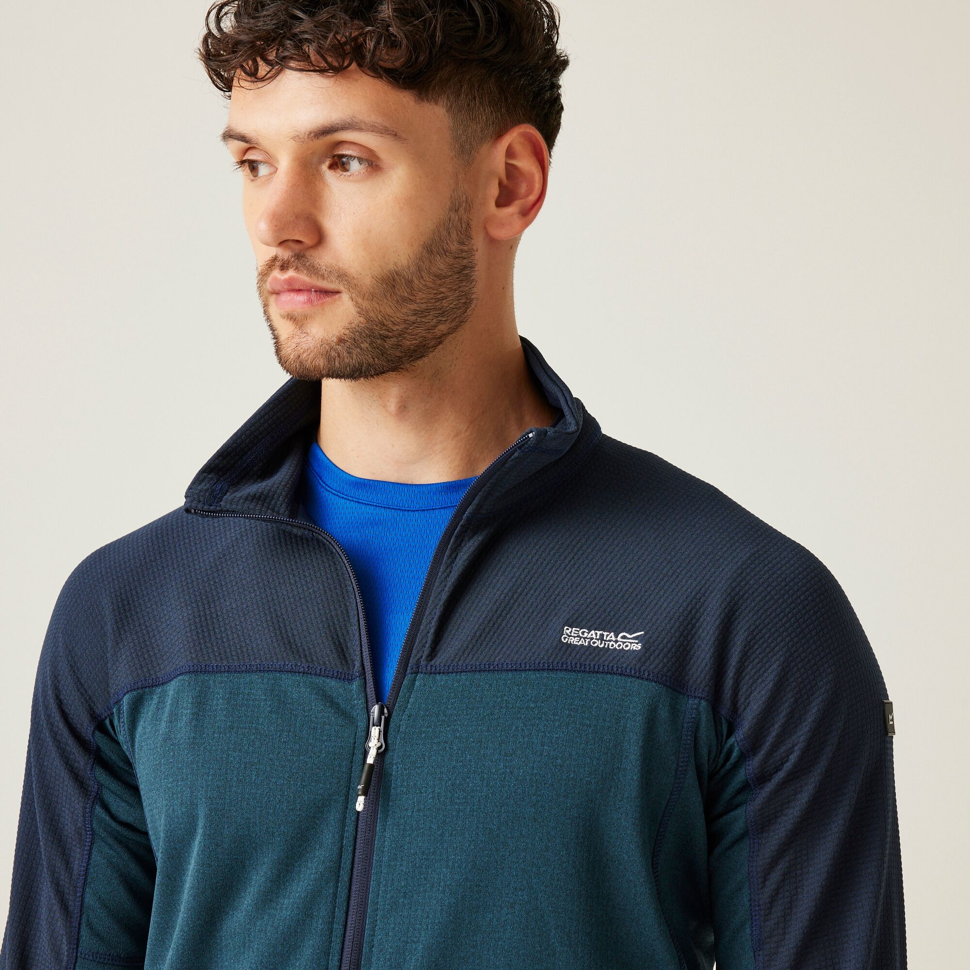 Men's Highton V Full Zip Fleece | Moonlight Denim Navy