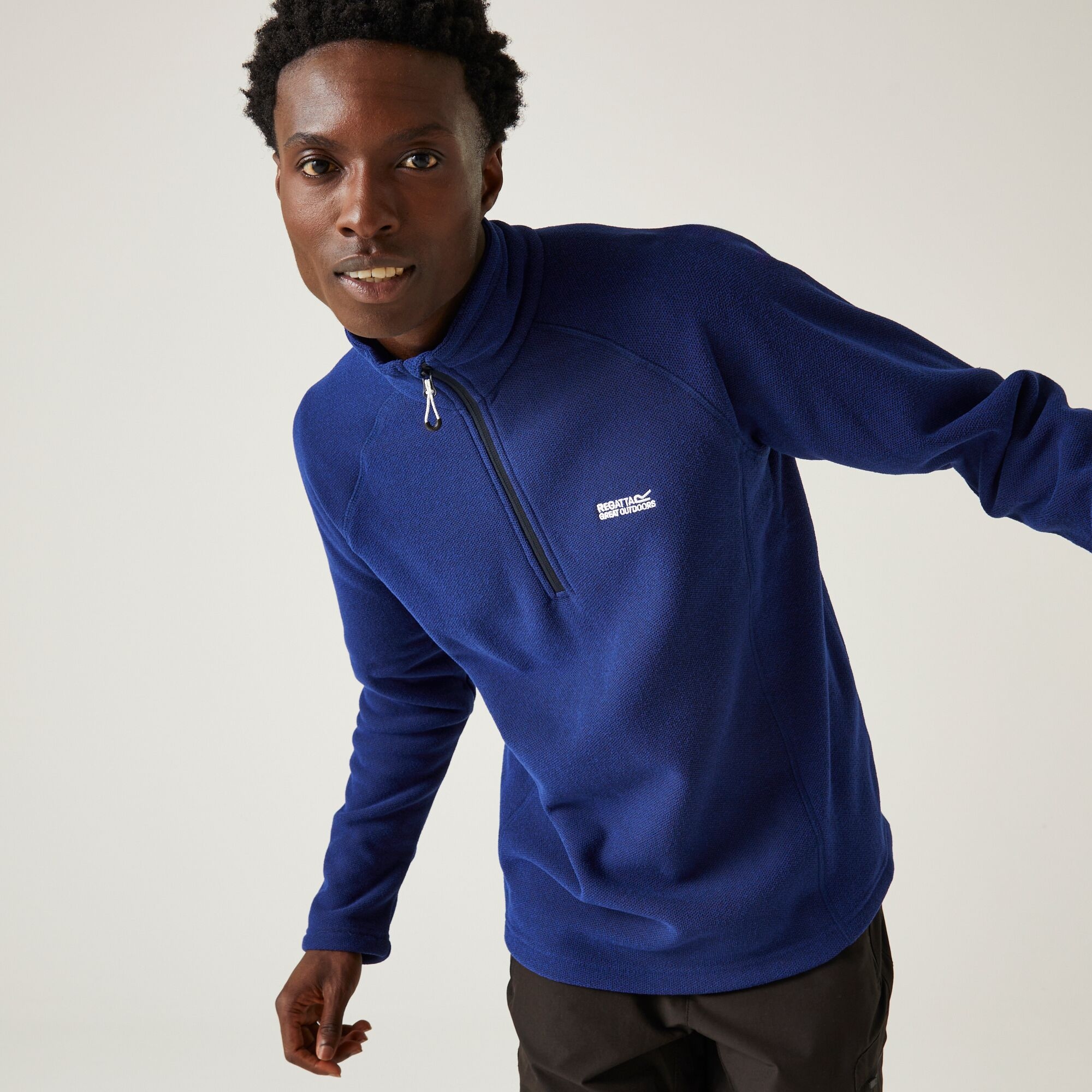 Men's Kenger Half Zip Midweight Fleece | New Royal