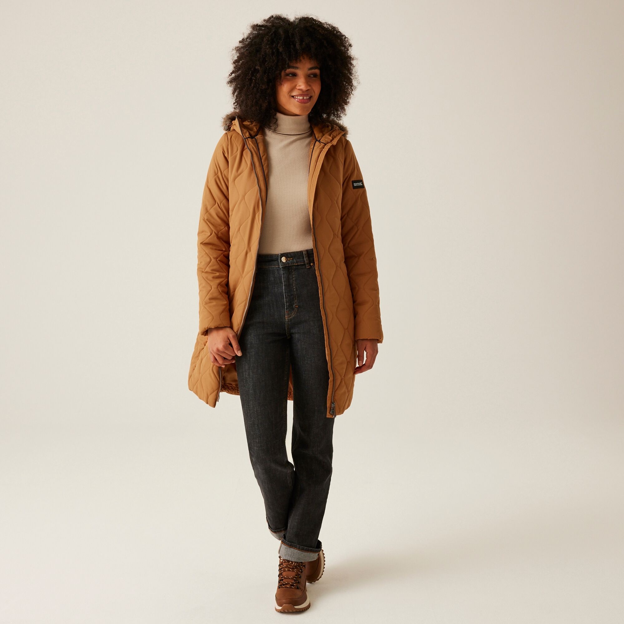 Women's Fritha III Insulated Parka Jacket | Bran Brown