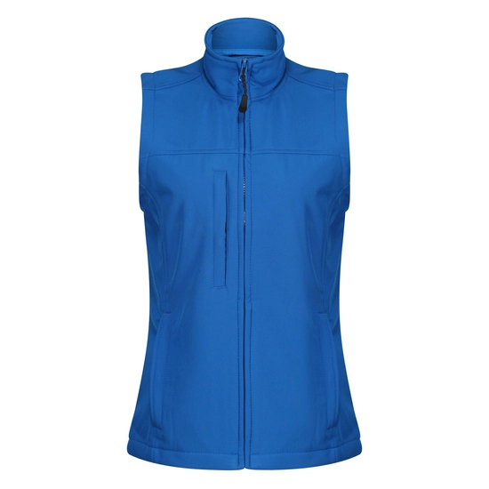 Women's Flux Softshell Body Warmer | Oxford Blue
