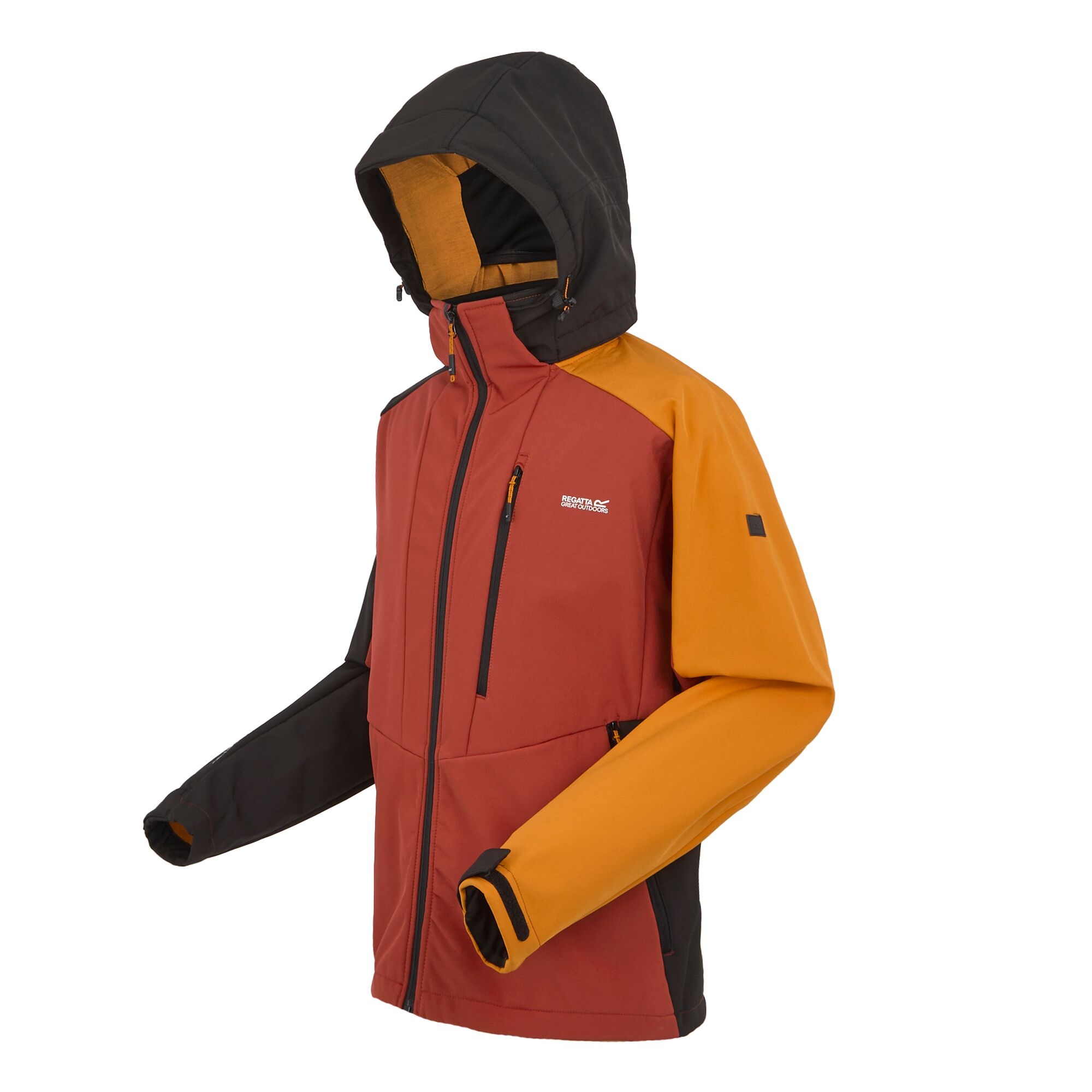 Men's Hewitts X Softshell Jacket | Red Ochre Black