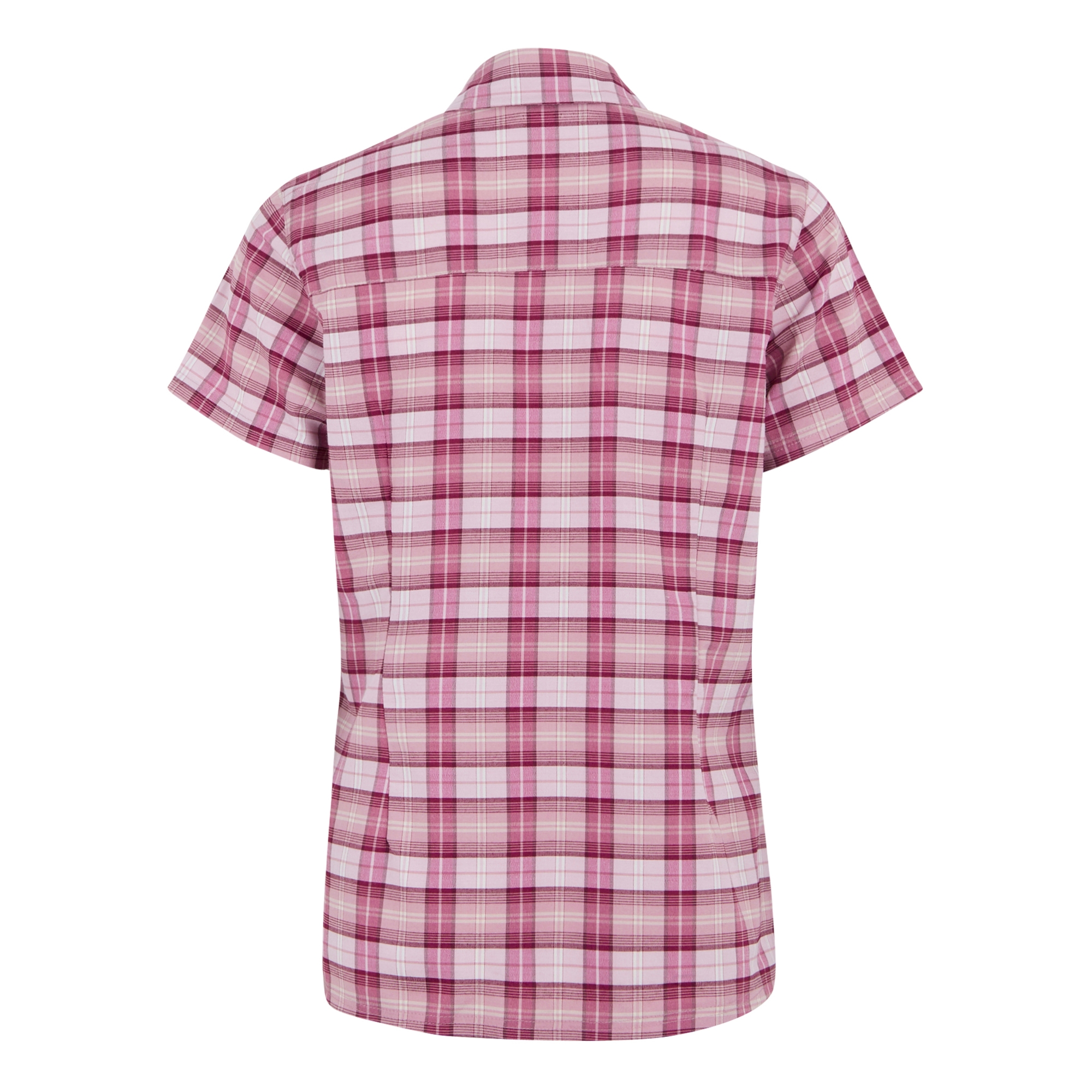 Women's Begarno Short Sleeve Shirt | Lilas Beaujolais Check