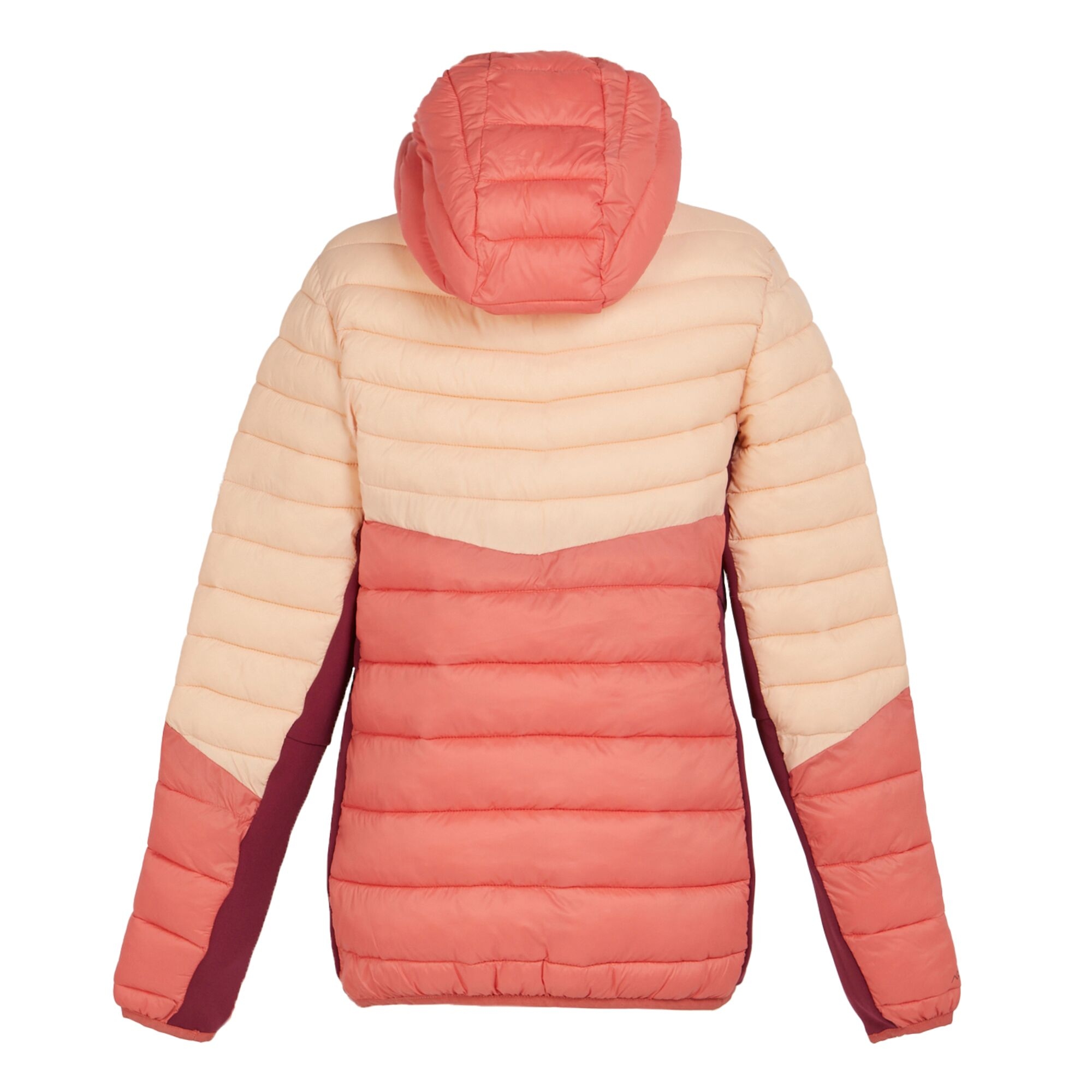 Women's Leedre Hooded Hybrid Jacket | Rumba Red Mineral Red