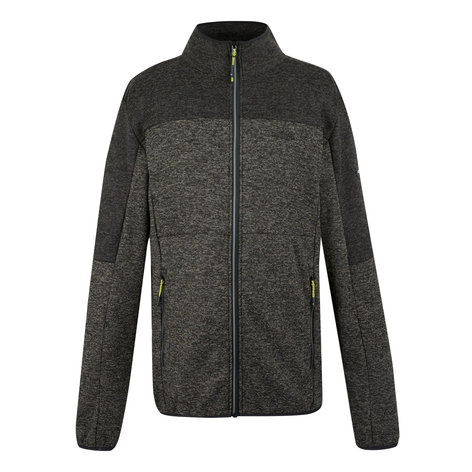Men's Elram Full Zip Fleece | Granite Grey Black