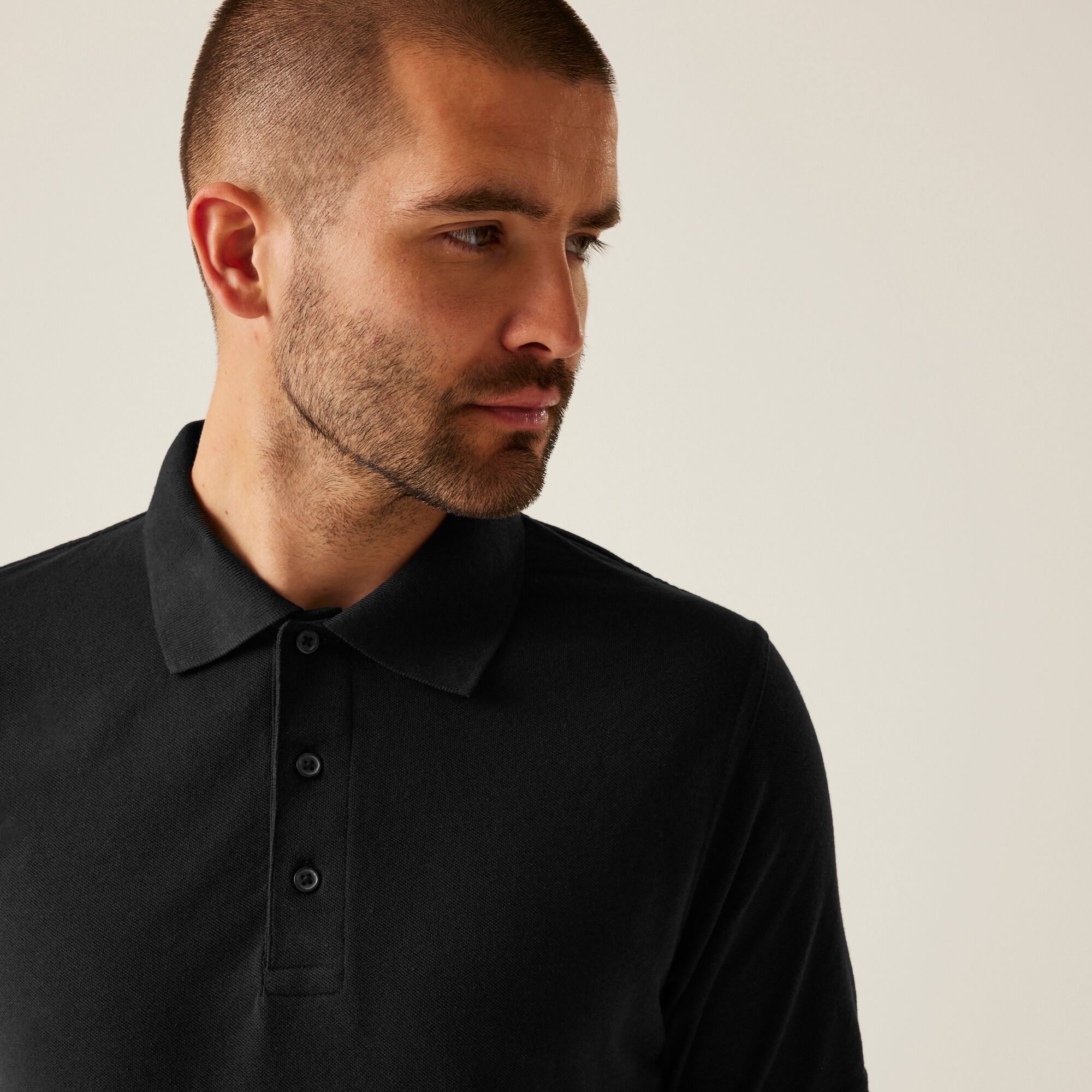 Men's 65/35 SS Polo Top | Black