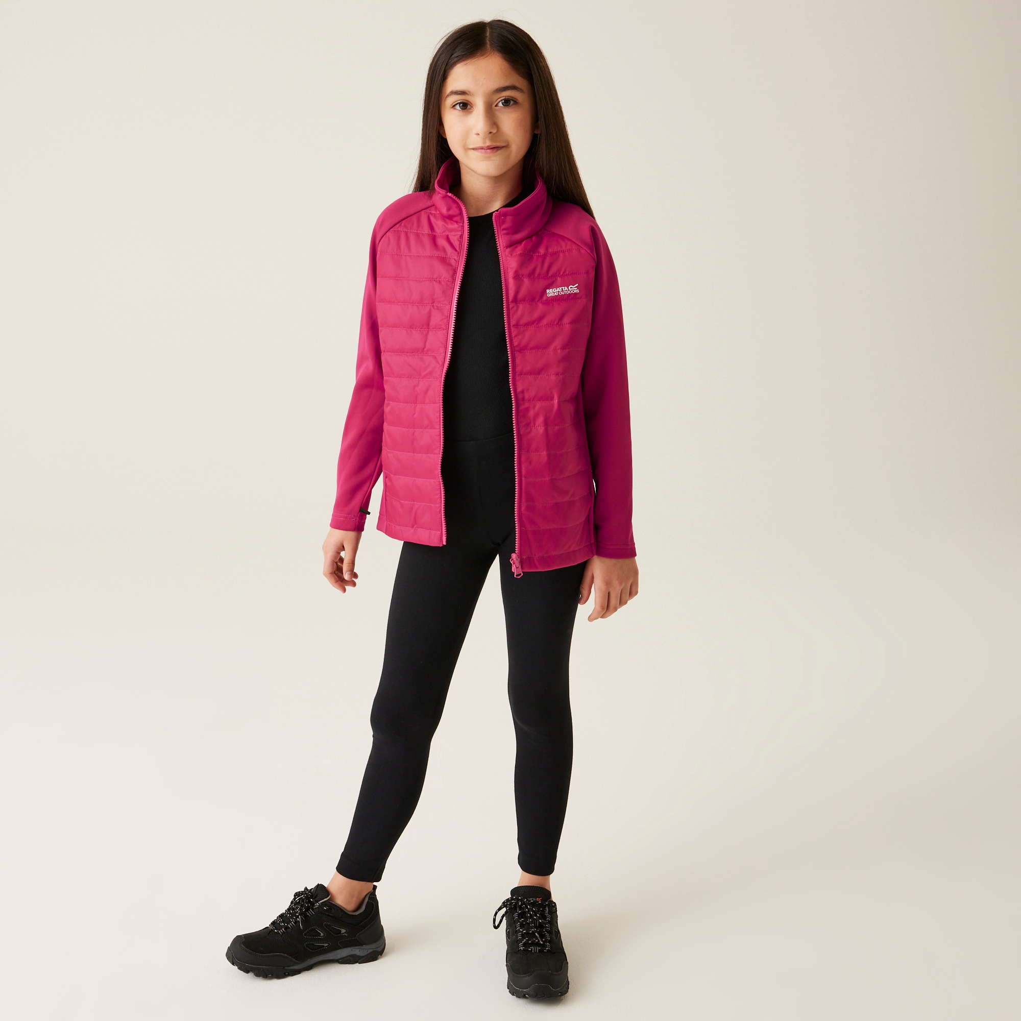 Girls Trekktain 3-in-1 Jacket | Rain Forest Dusty Green