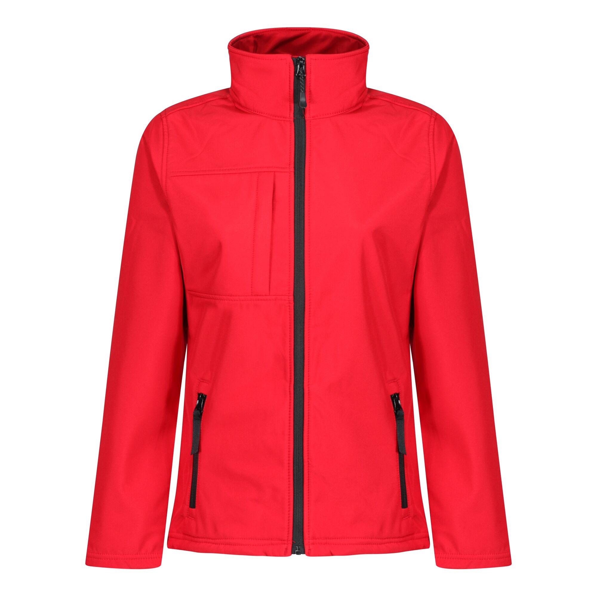 Women's Octagon II Printable 3 Layer Membrane Softshell Jacket | Classic Red Black