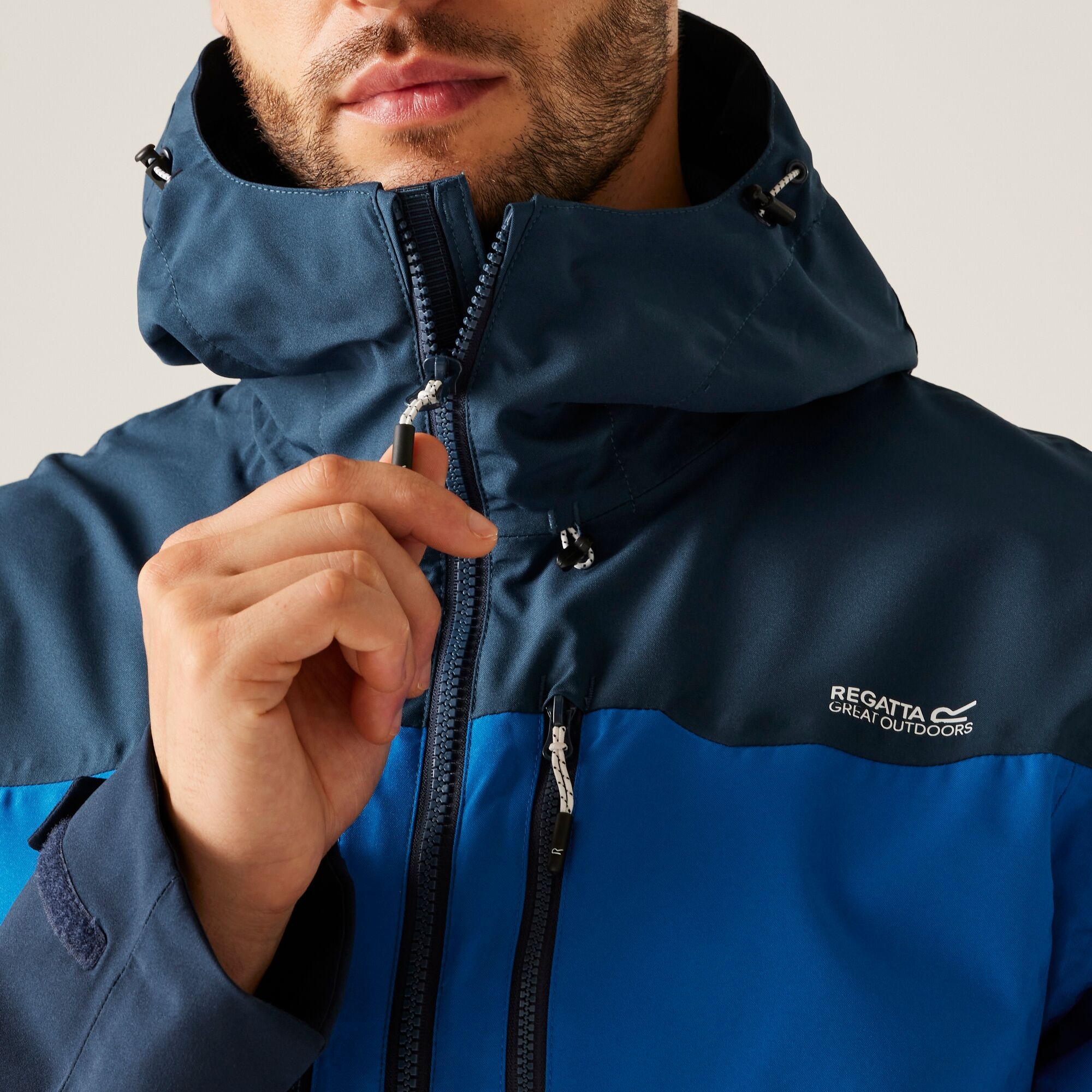 Men's Maland II Waterproof Jacket | Olympian Blue Moonlight Denim Navy
