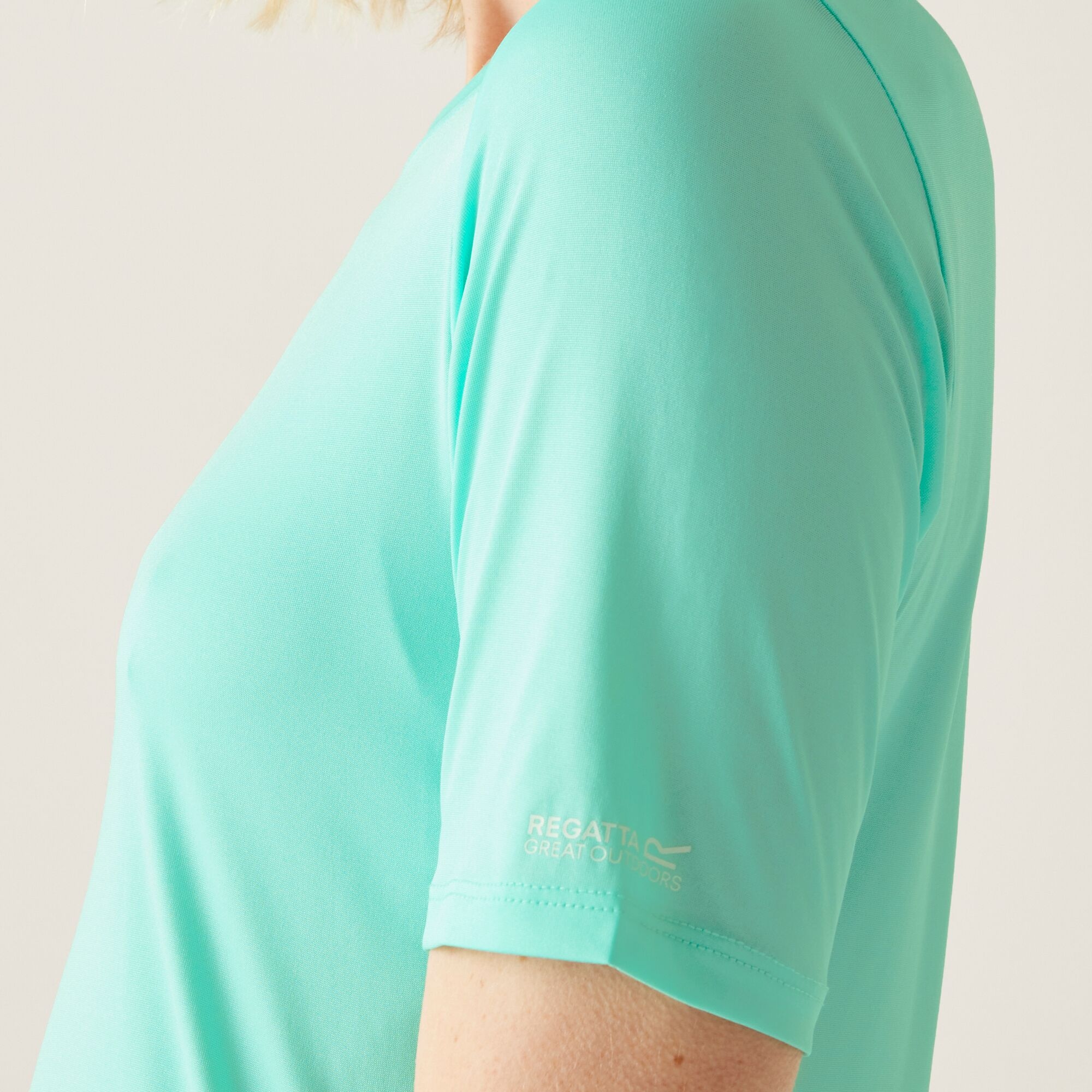 Women's Fingal II V-Neck T-Shirt | Aruba Blue