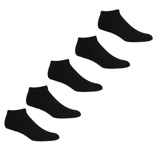 5 Pack Trainer Sock | White