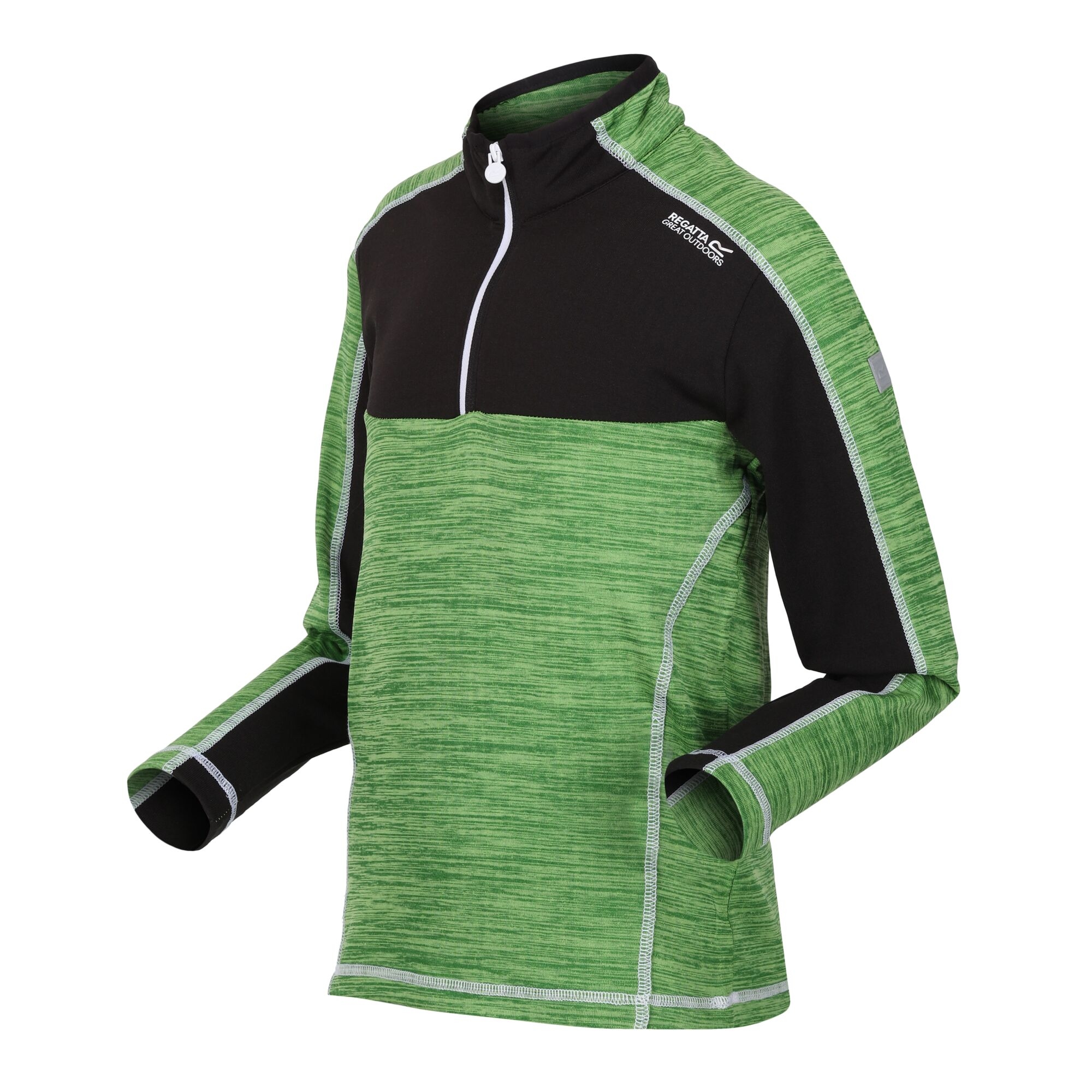 Kids' Hewley Fleece | Jasmine Green Black