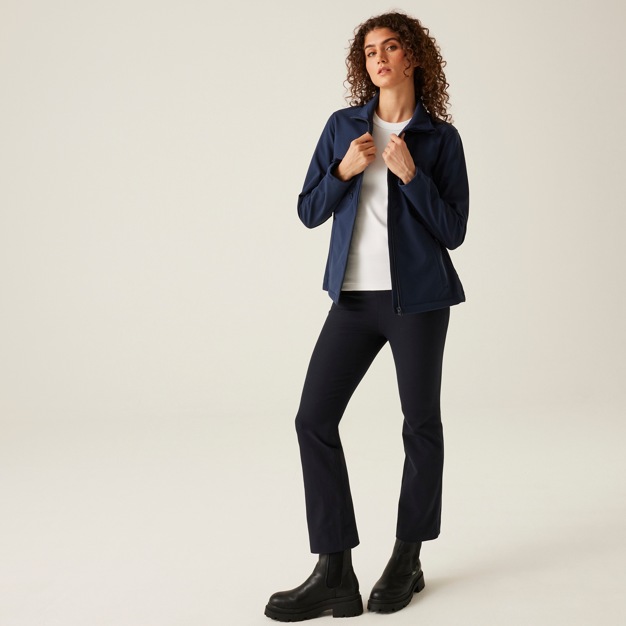 Women's Ablaze 3-layer Printable Softshell Jacket | Navy