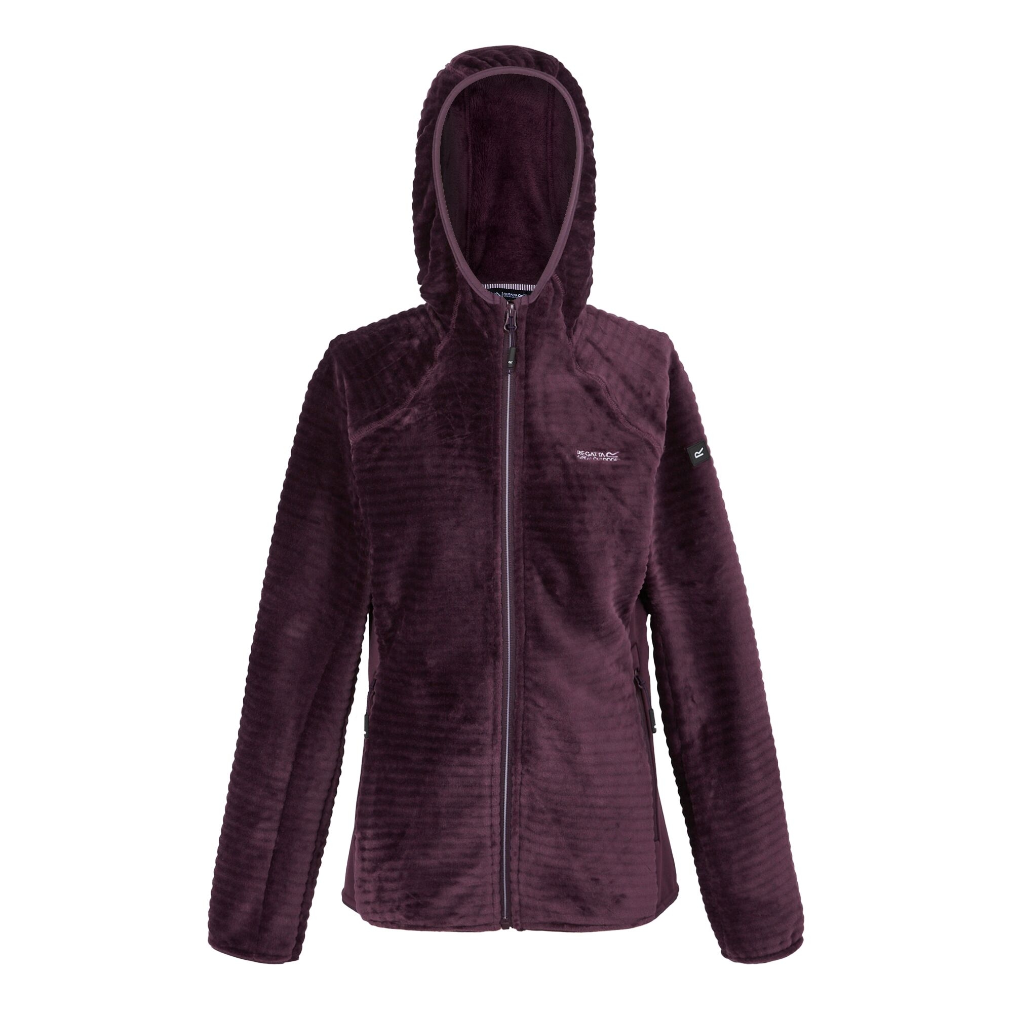Women's Endra Hooded Fleece | Deep Plum
