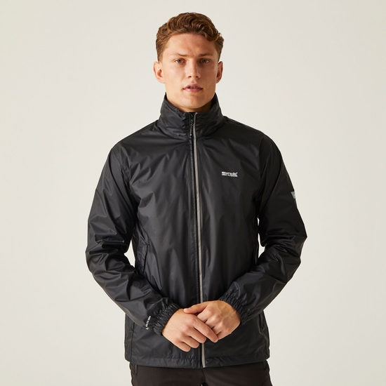 Men's Lyle IV Waterproof Packaway Jacket | Black