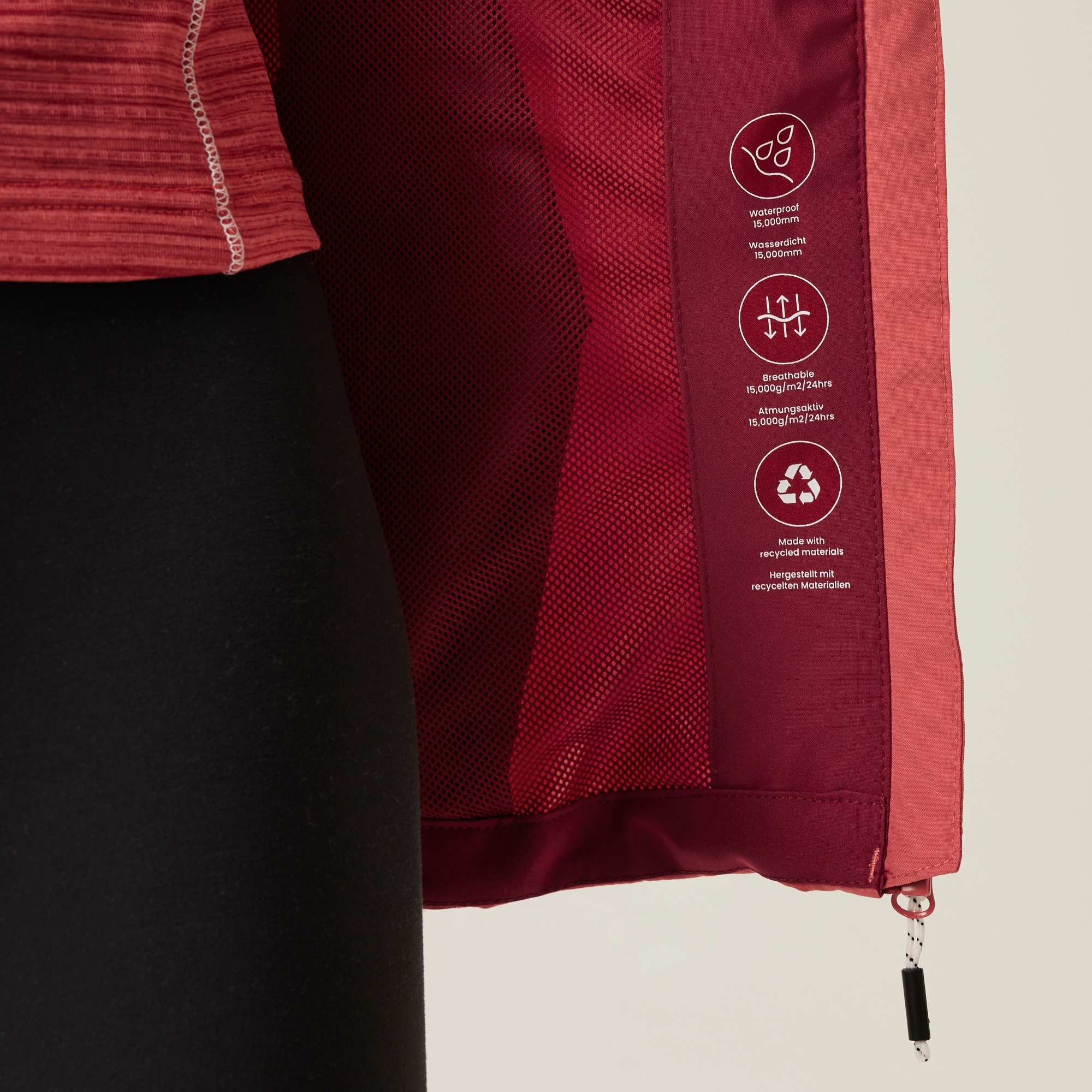Women's Birchdale Waterproof Jacket | Mineral Red Rumba Red