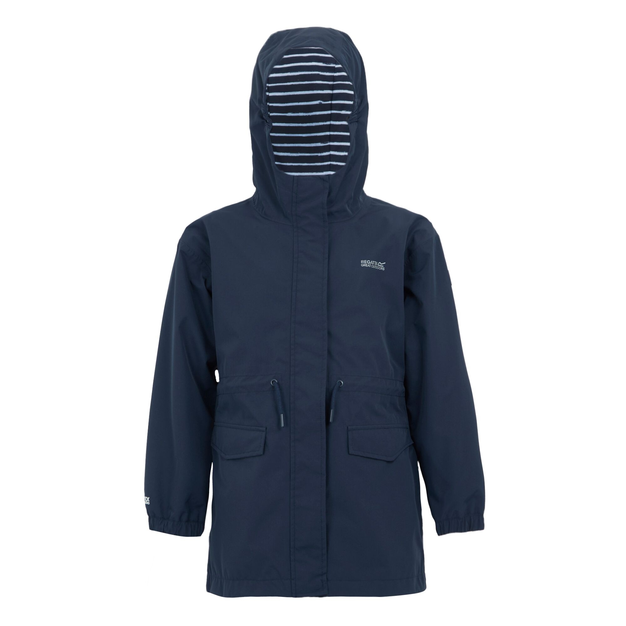 Kids' Ballina Waterpoof Jacket | Navy Navy White Stripe
