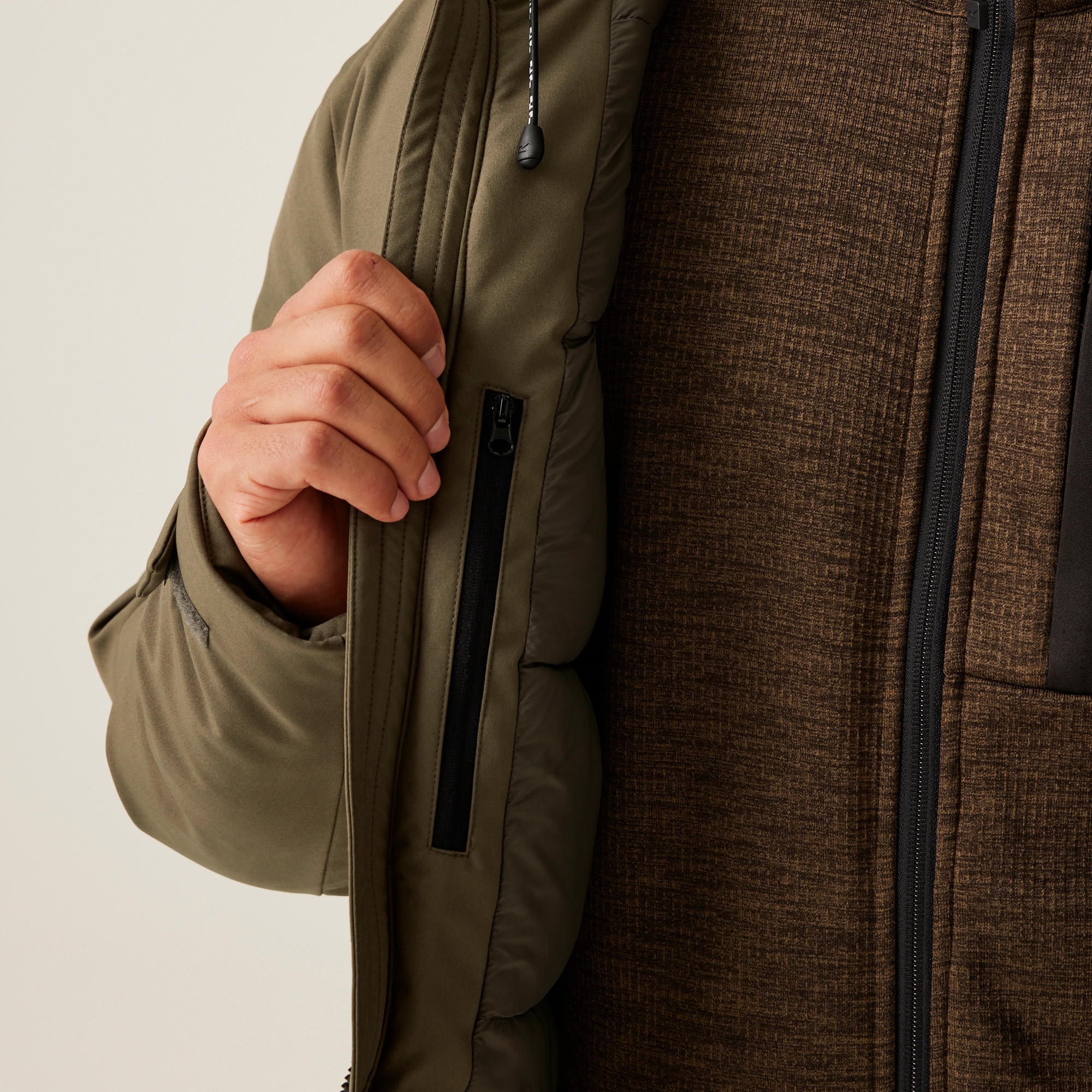 Men's Dallymoore Insulated Padded Jacket | Crocodile Black