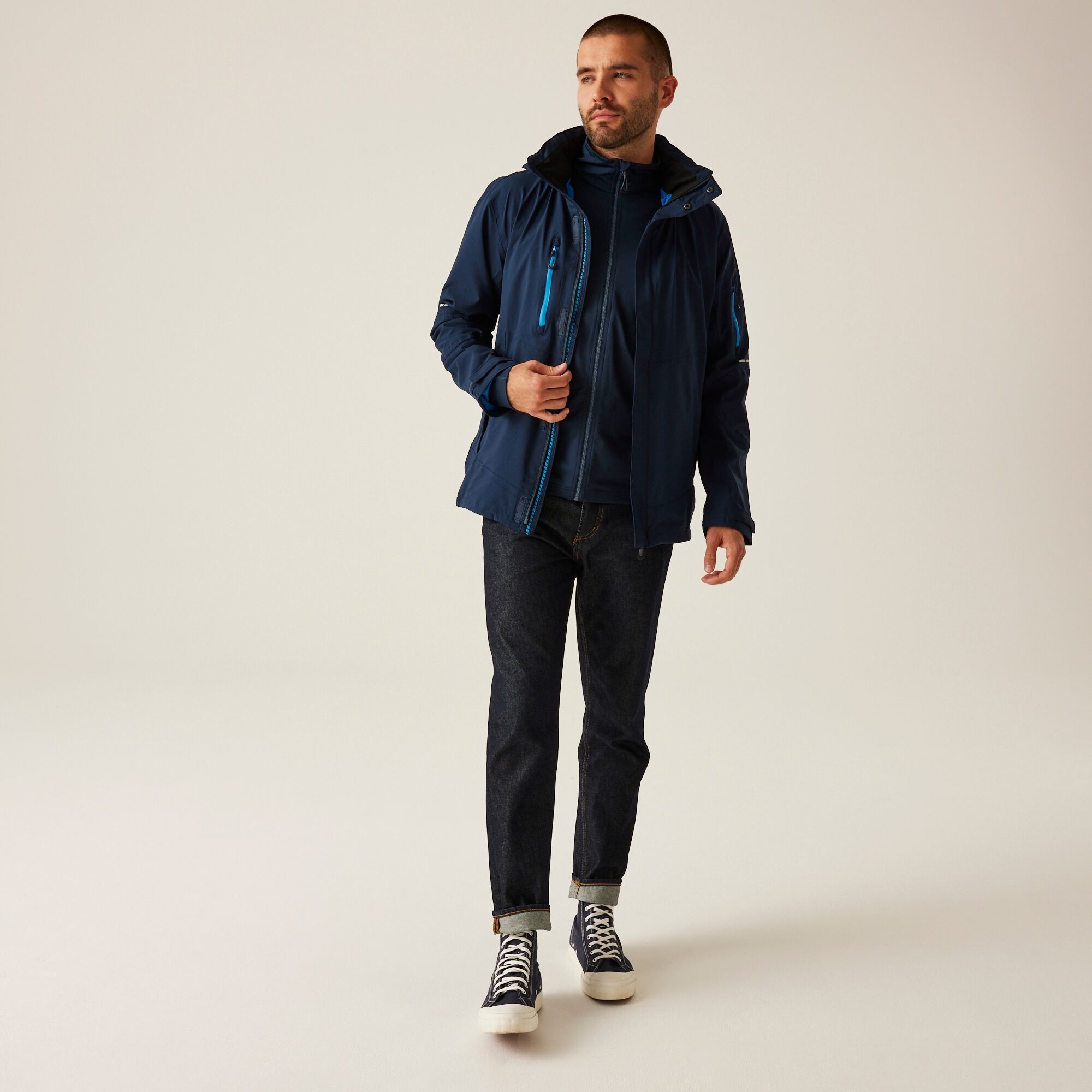 Men's X-Pro Exosphere II Shell Jacket | Navy Oxford Blue