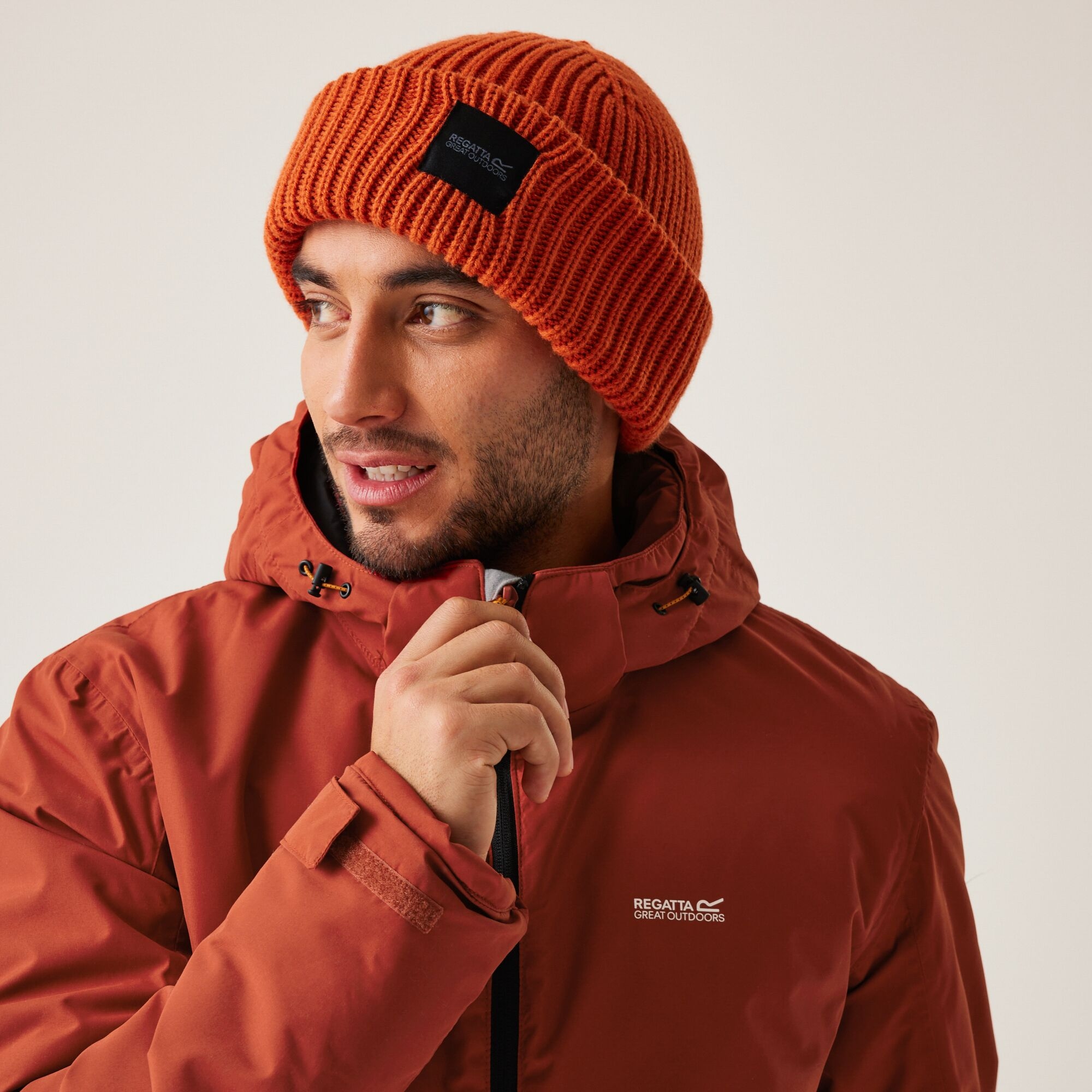 Men's Frelton Waterproof Insulated Jacket | Red Ochre Black