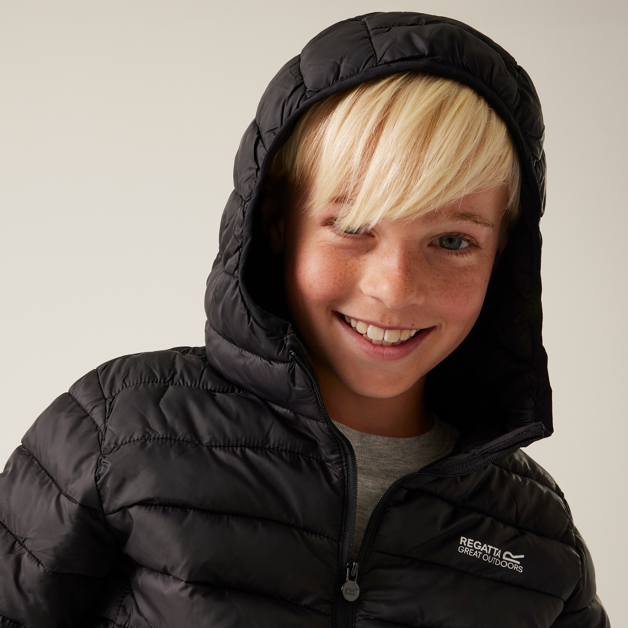 Kids' Hooded Marizion Padded Jacket | Black