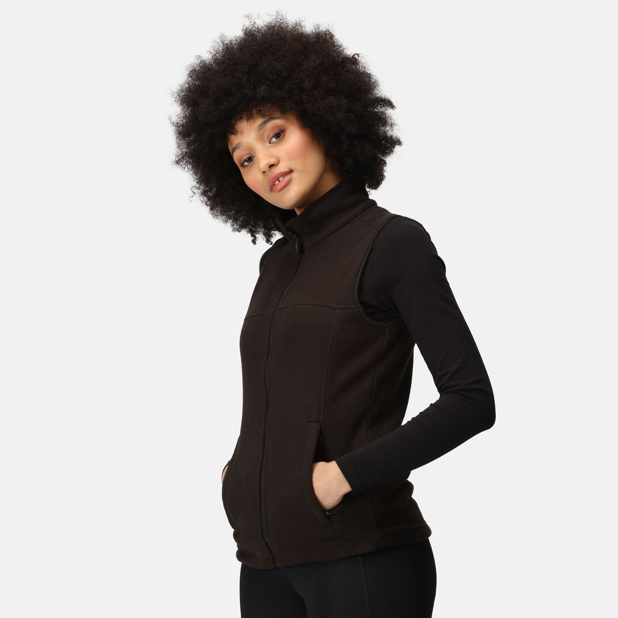 Women's Haber Fleece Bodywarmer | Black