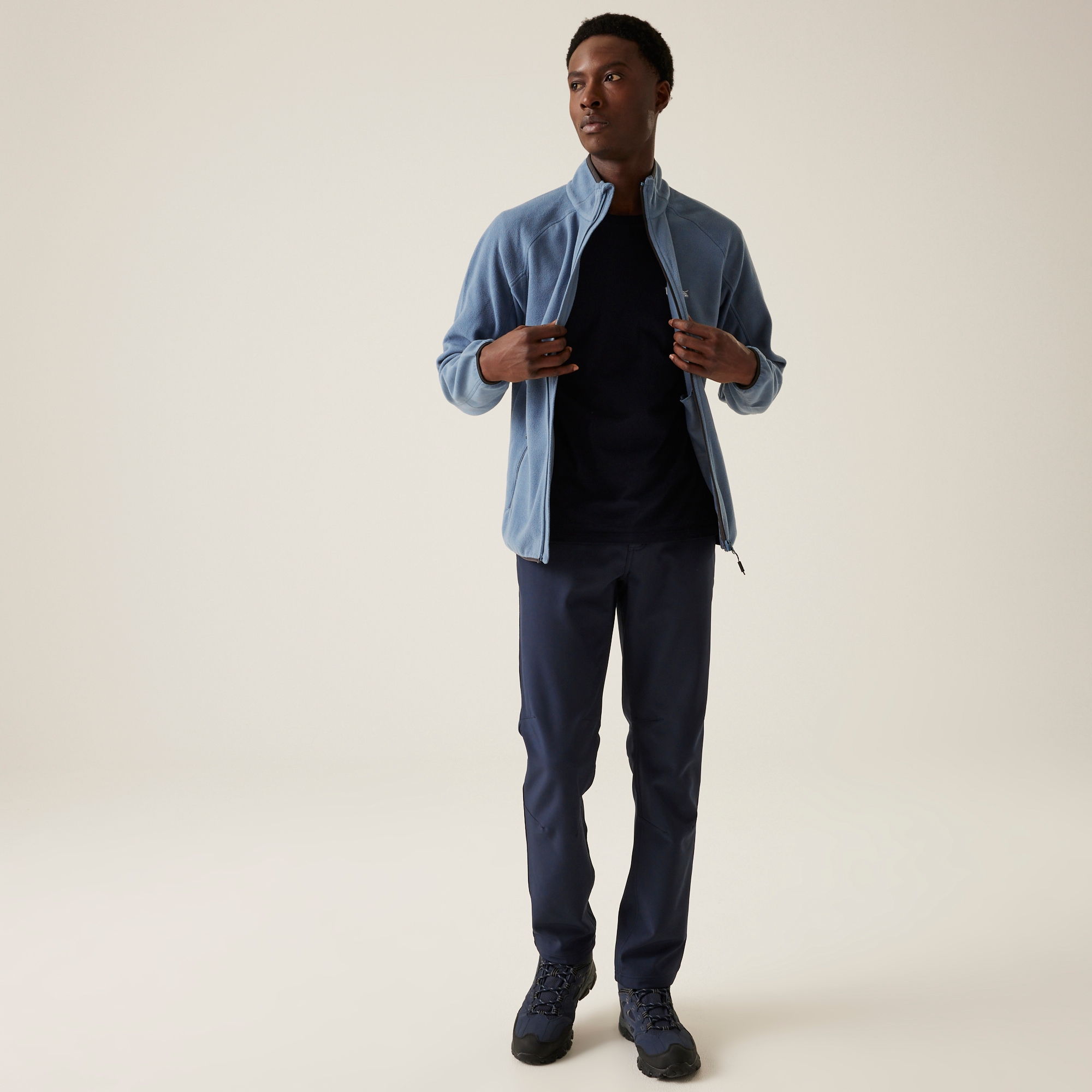 Men's Hadfield Full Zip Fleece | Grey Mirage