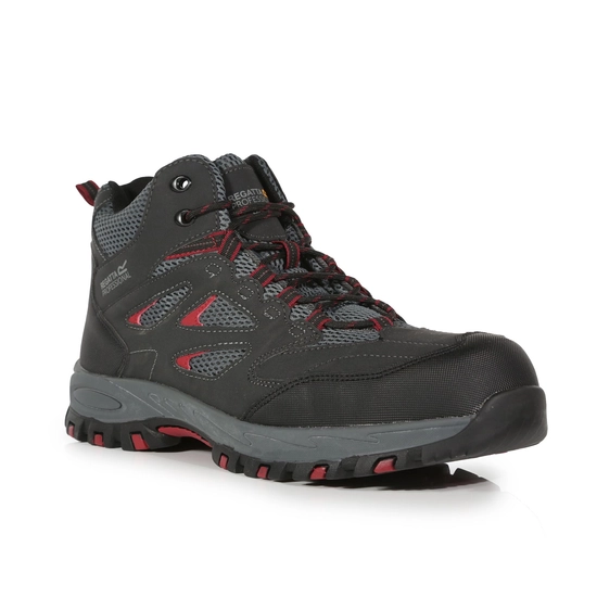 Men's Mudstone Safety Hiker | Ash Rio Red