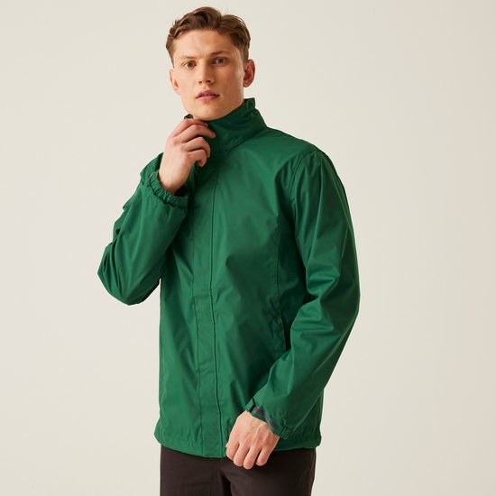 Men's Ardmore Shell Jacket | Bottle Green Seal Grey