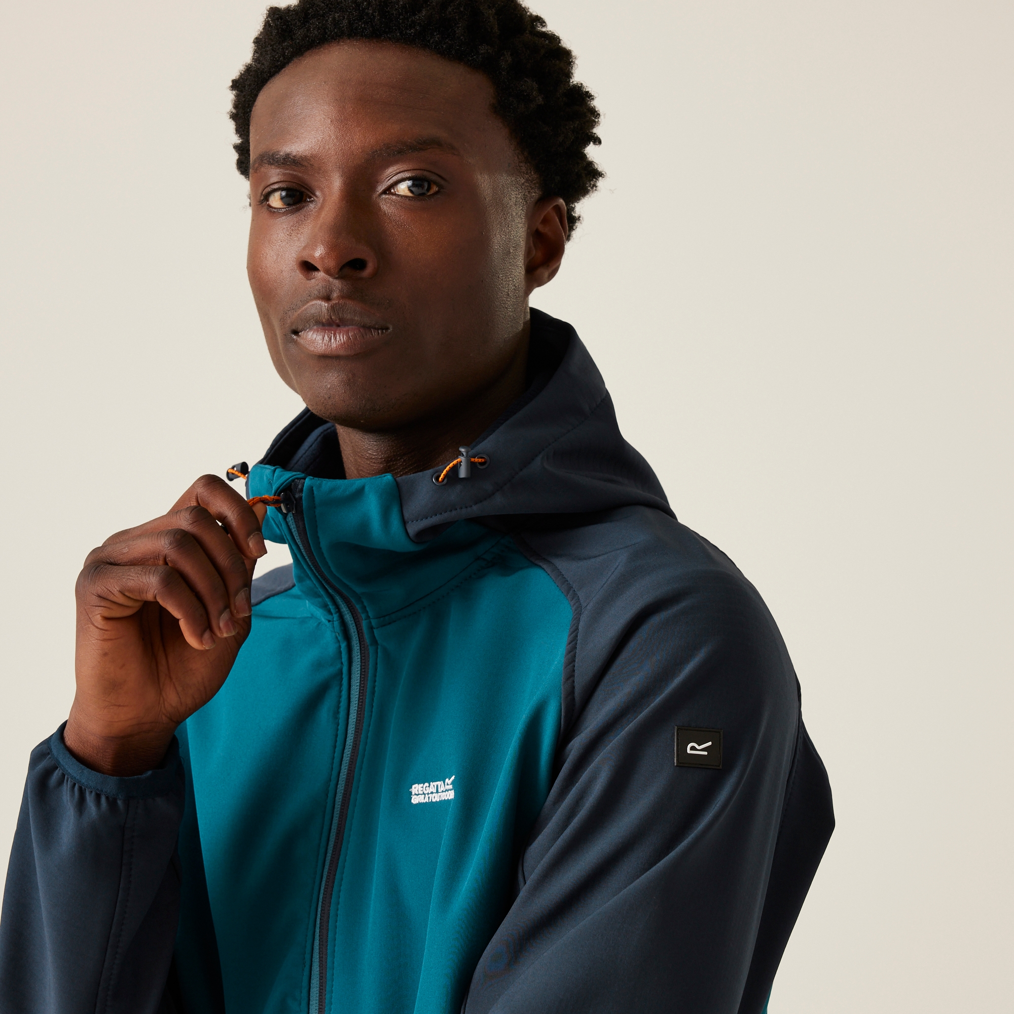 Men's Arec III Softshell Jacket | Moroccan Blue Navy Fox