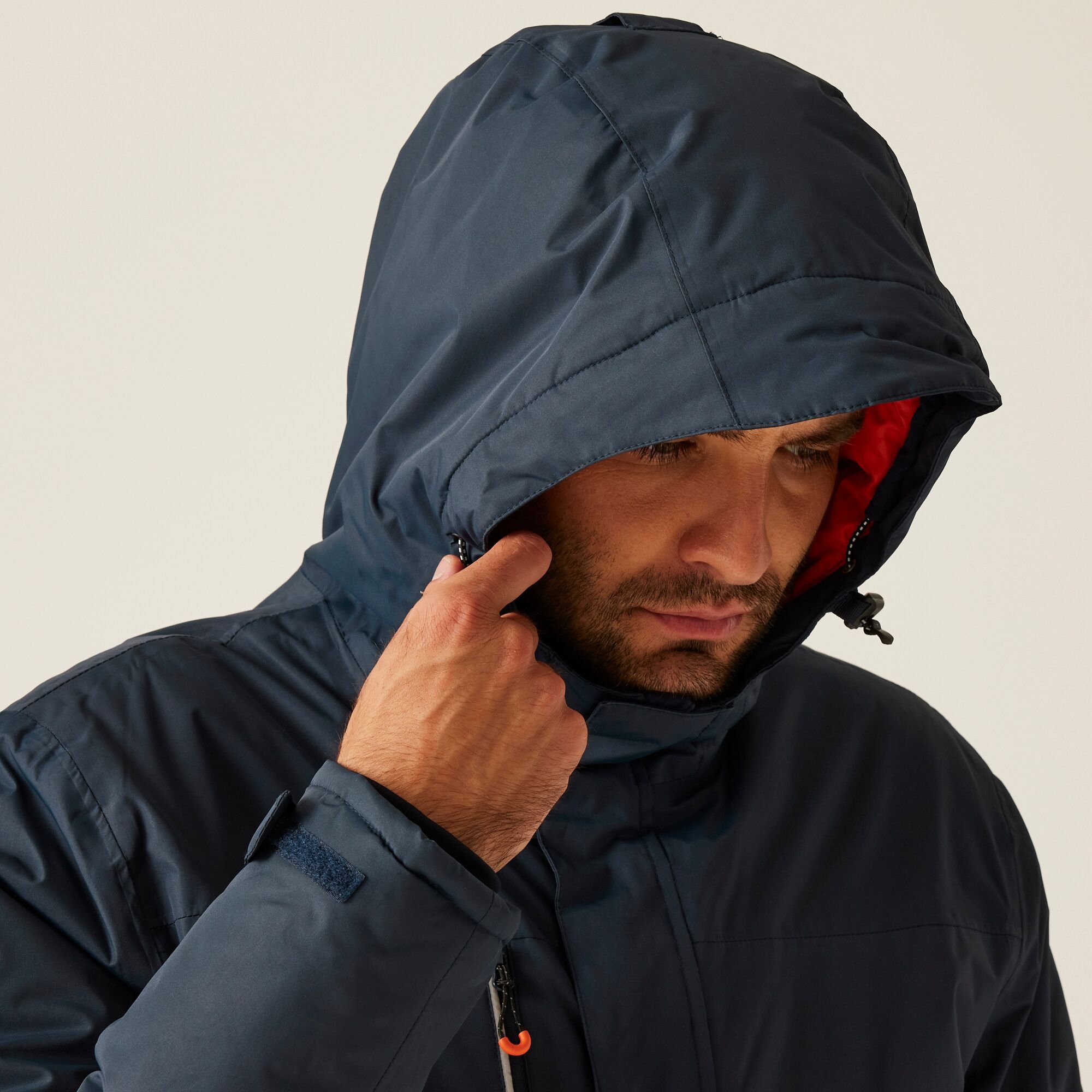Men's Thermogen Powercell 5000 Waterproof Insulated Hooded Heated Jacket | Navy Magma