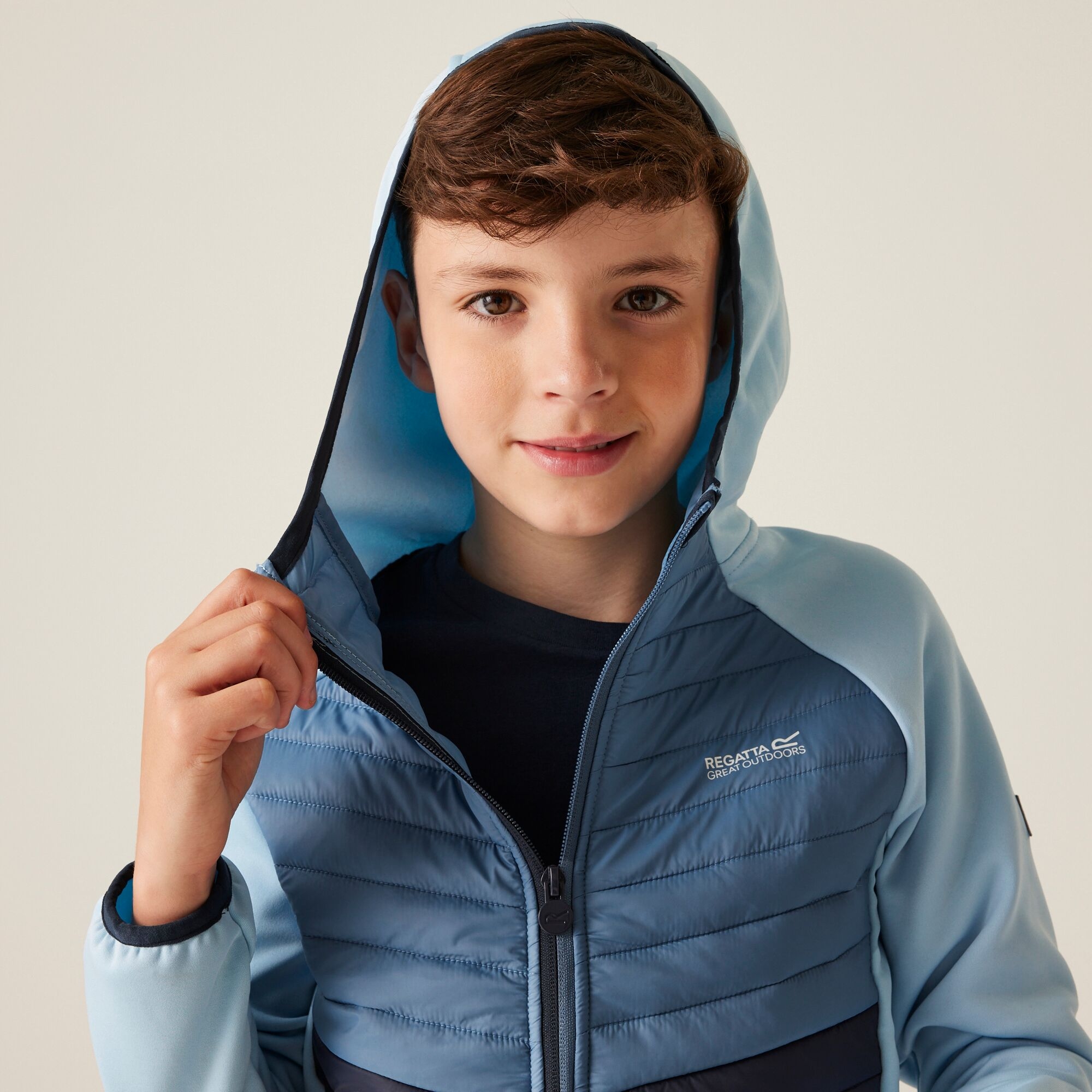 Kids' Kielder Hybrid VIII Jacket | Clear Sky Coronet Blue