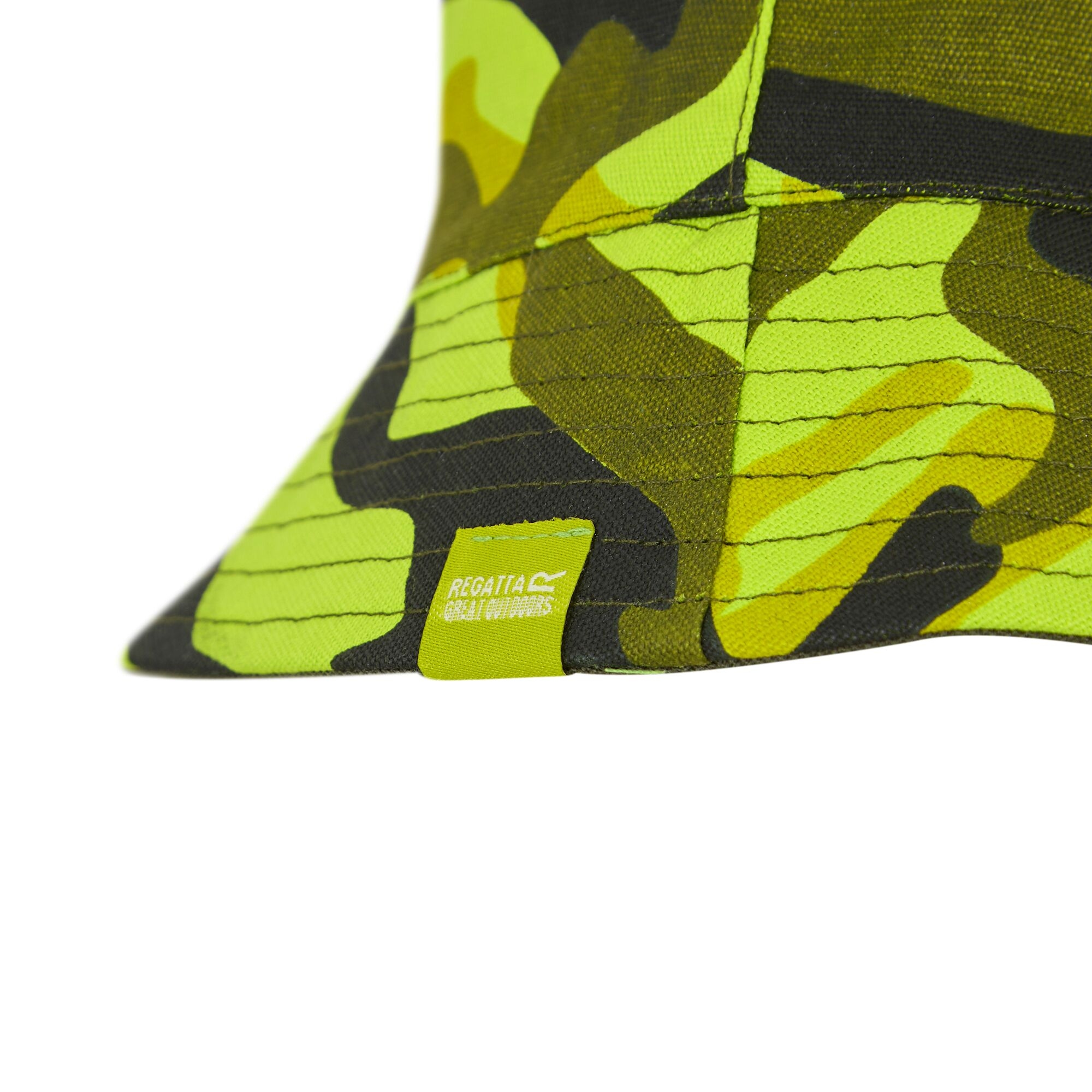 Kids' Flip Bucket Hat | Grenoble Green Camo Nephrite Green