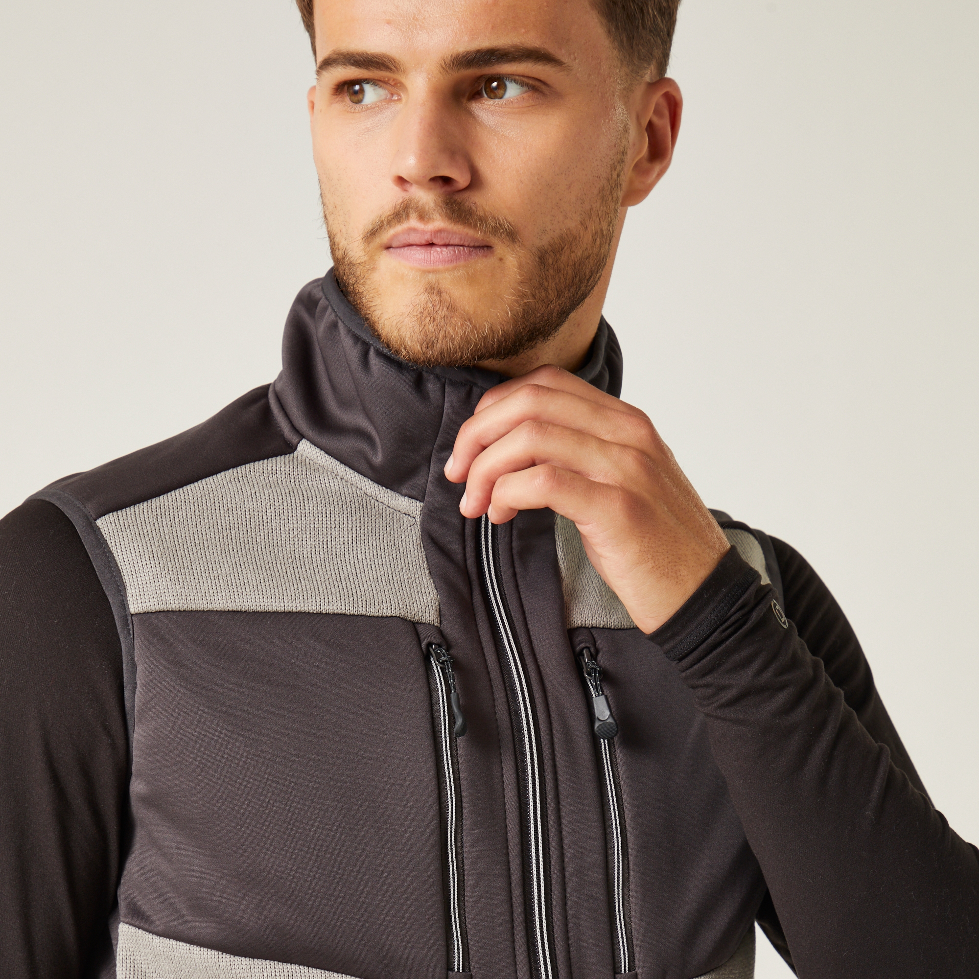 Men's E-Volve Stretch Bodywarmer | Mineral Grey Ash