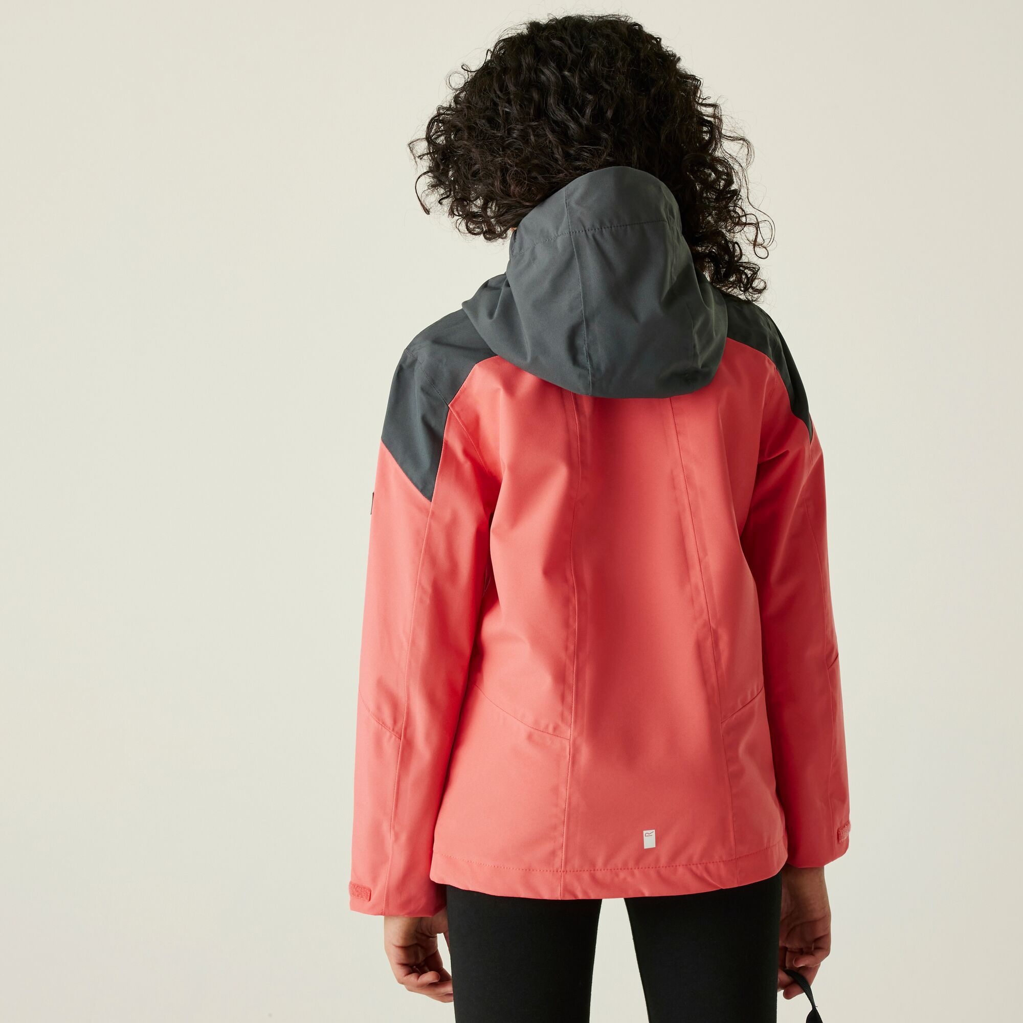 Kids' Highton VI Waterpoof Jacket | Peach Bloom Seal Grey