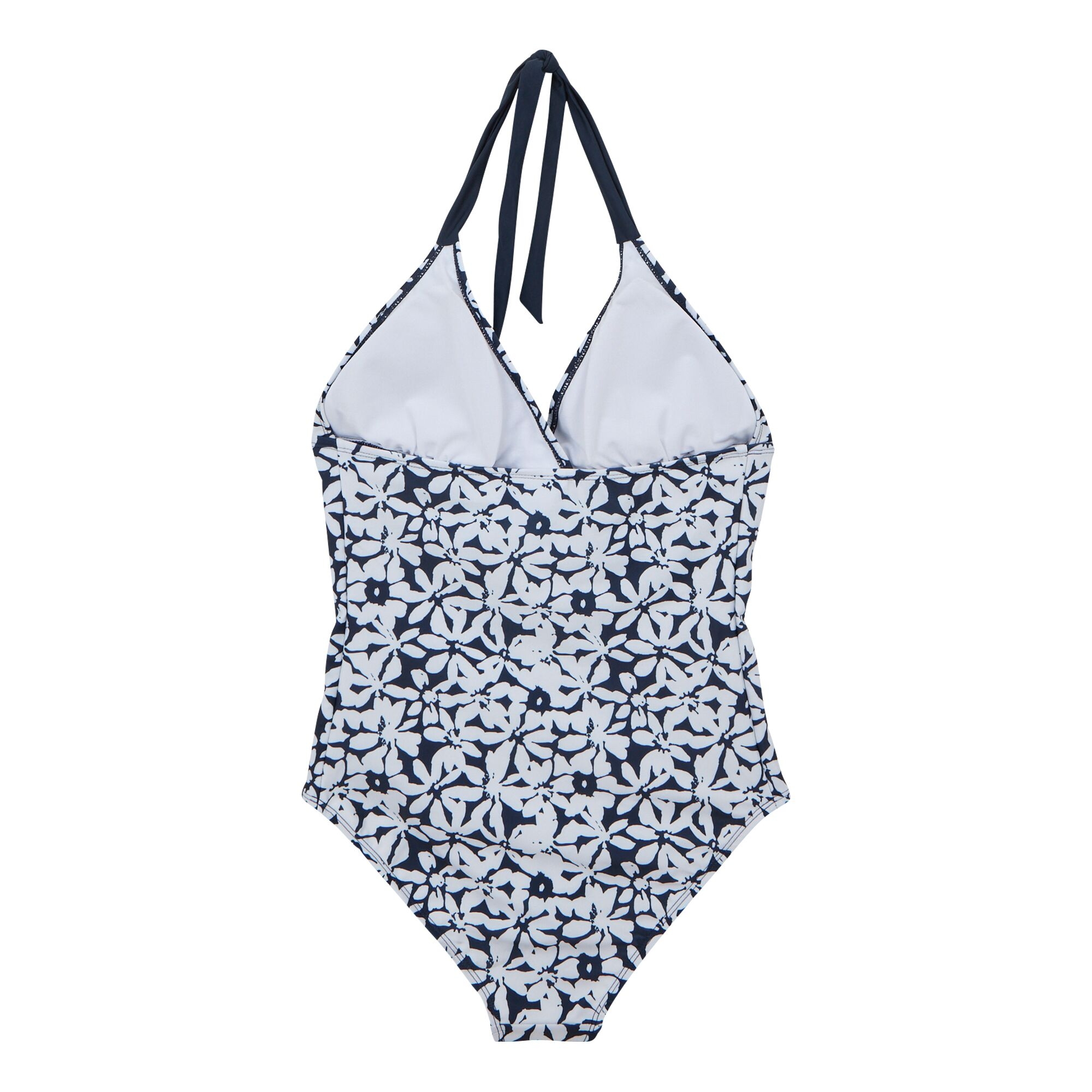 Women's Flavia II Swimsuit | Navy White Large Floral