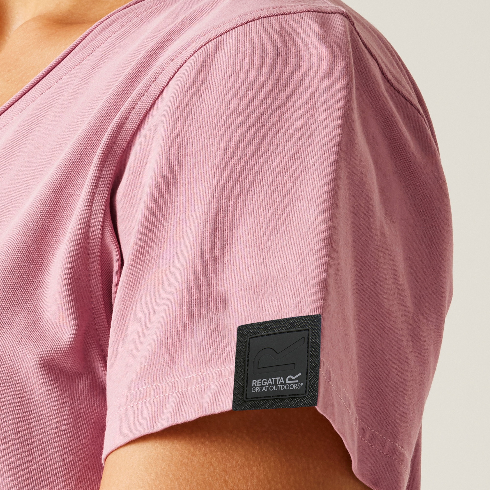 Women's Elkie V-Neck T-Shirt | Lilas